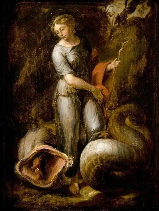 Sainte Marguerite et le Dragon - David Teniers le Jeune - Alpha Reproduction
