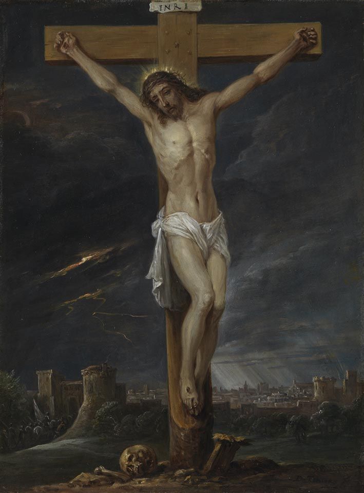 Les quinze secrets du rosaire : le Christ en croix - David Teniers le Jeune