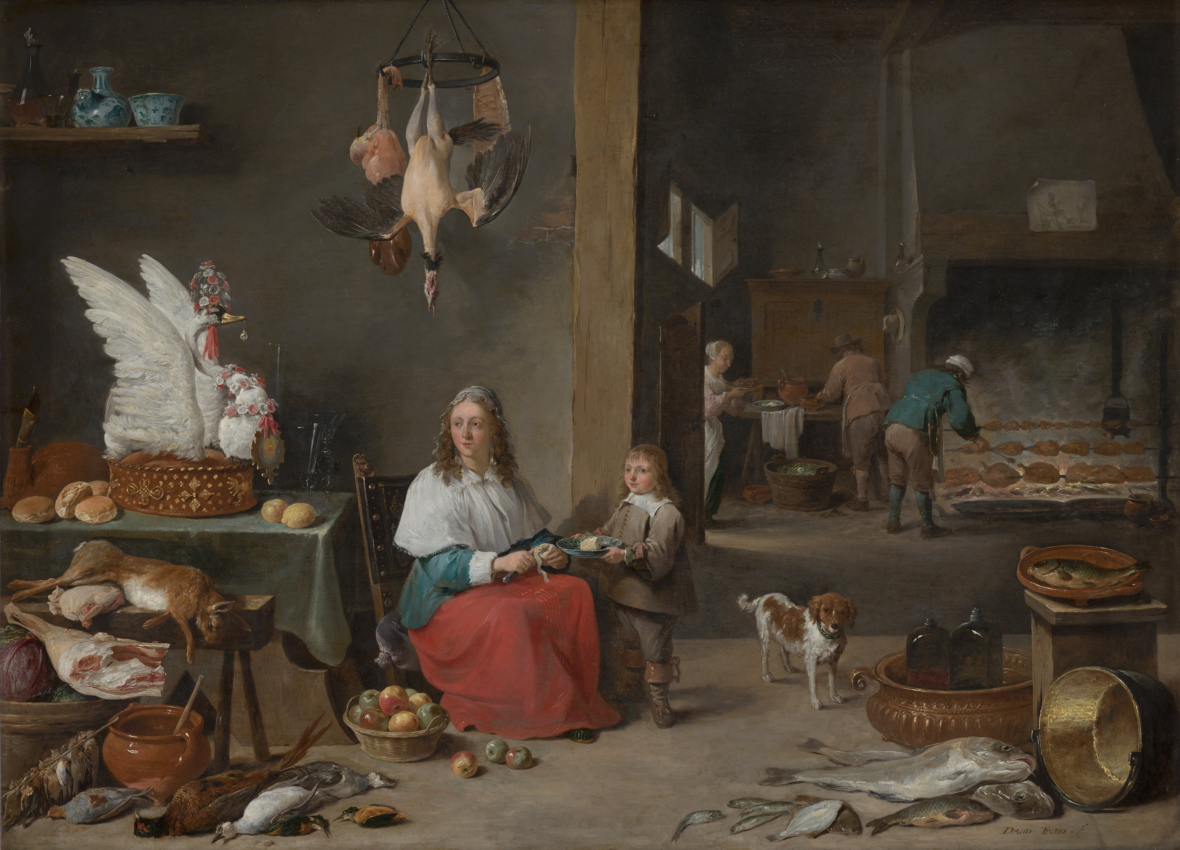Intérieur de cuisine - David Teniers le Jeune