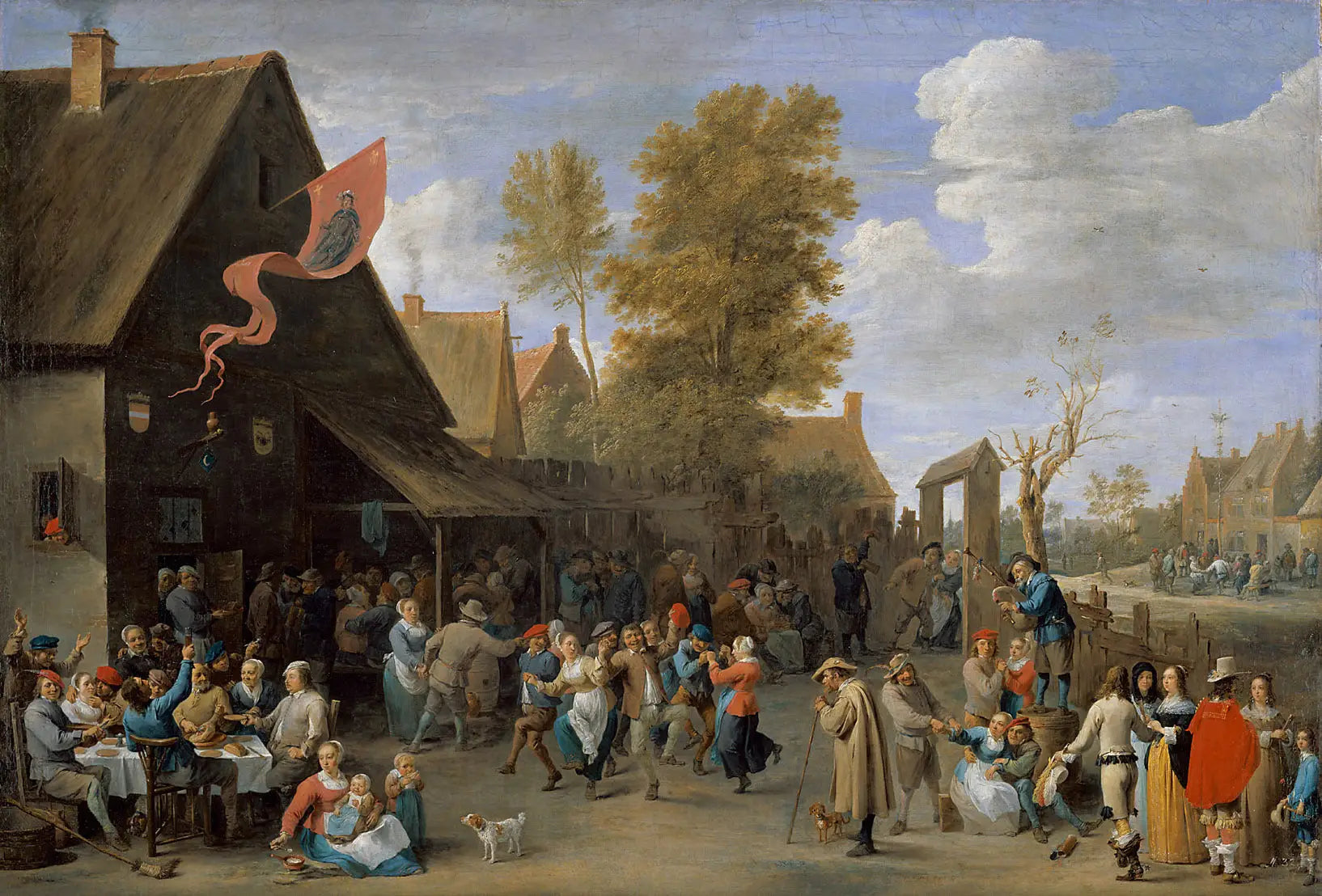 Foire du village - David Teniers le Jeune - Alpha Reproduction