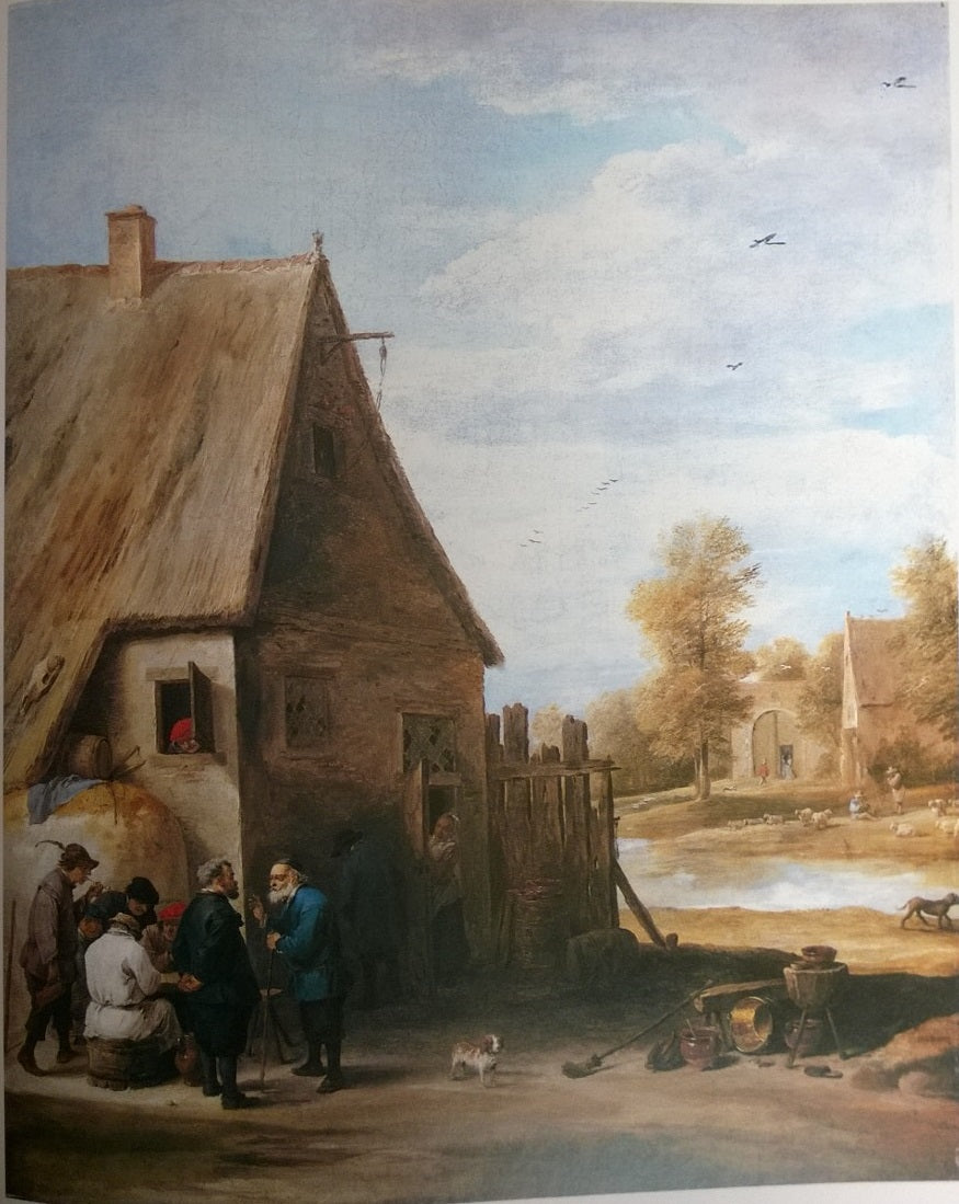 Des fermiers devant une auberge - David Teniers le Jeune