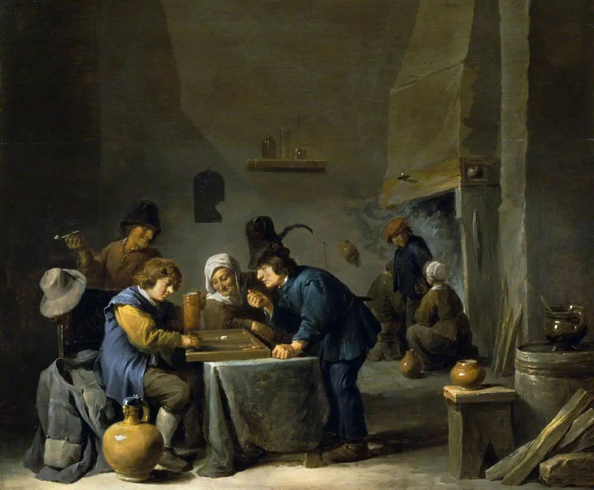 Joueurs de Trictrac - David Teniers le Jeune - Alpha Reproduction