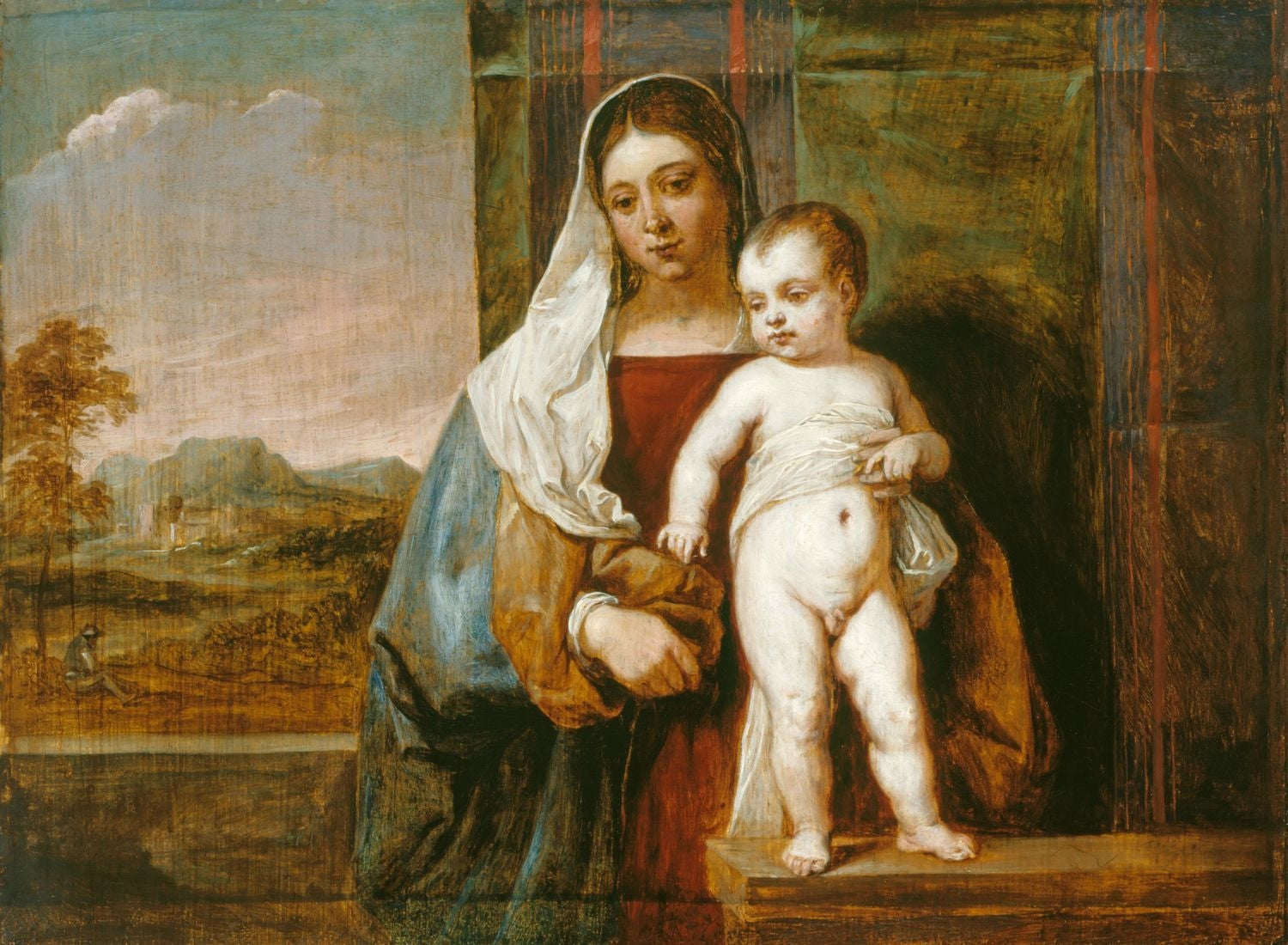 La Vierge et l'Enfant - David Teniers le Jeune
