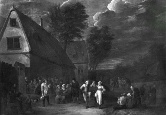 paysans dansant à la taverne - David Teniers le Jeune