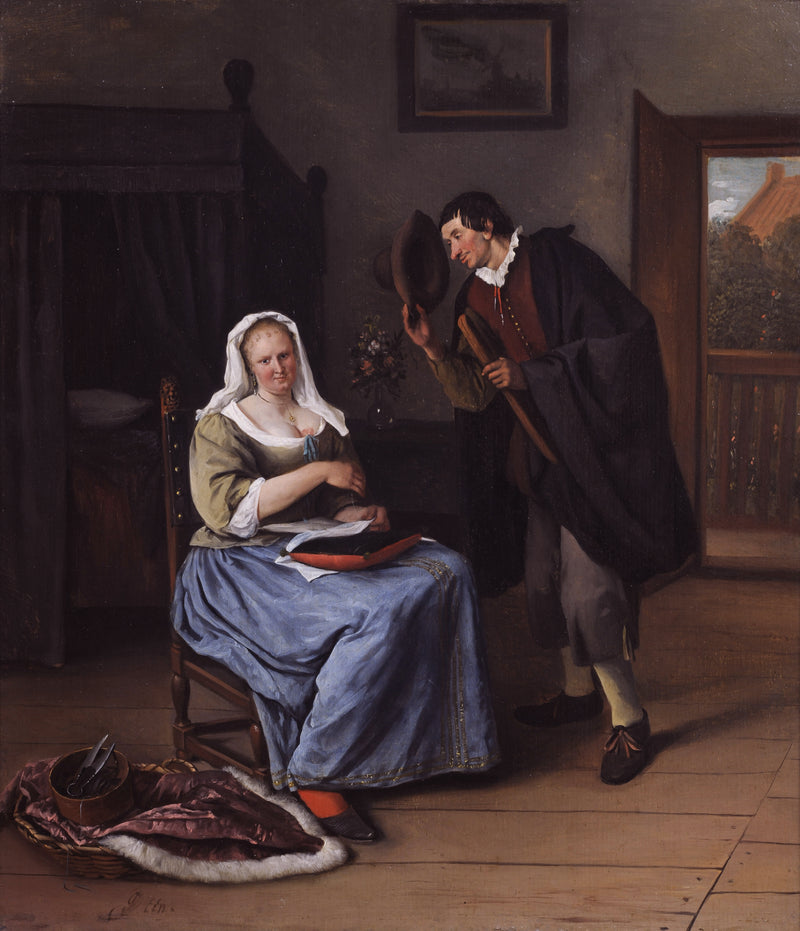 Le prétendant - Jan Steen