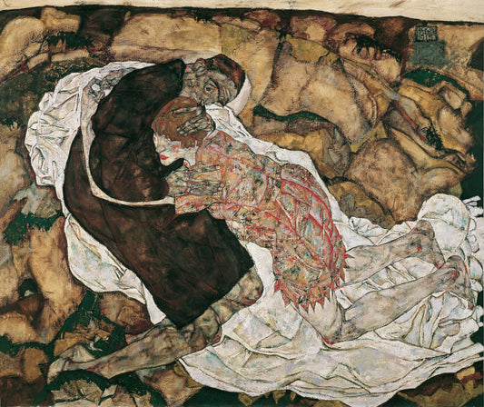 🖤 המוות והנערה – אגונ שילה (1915)