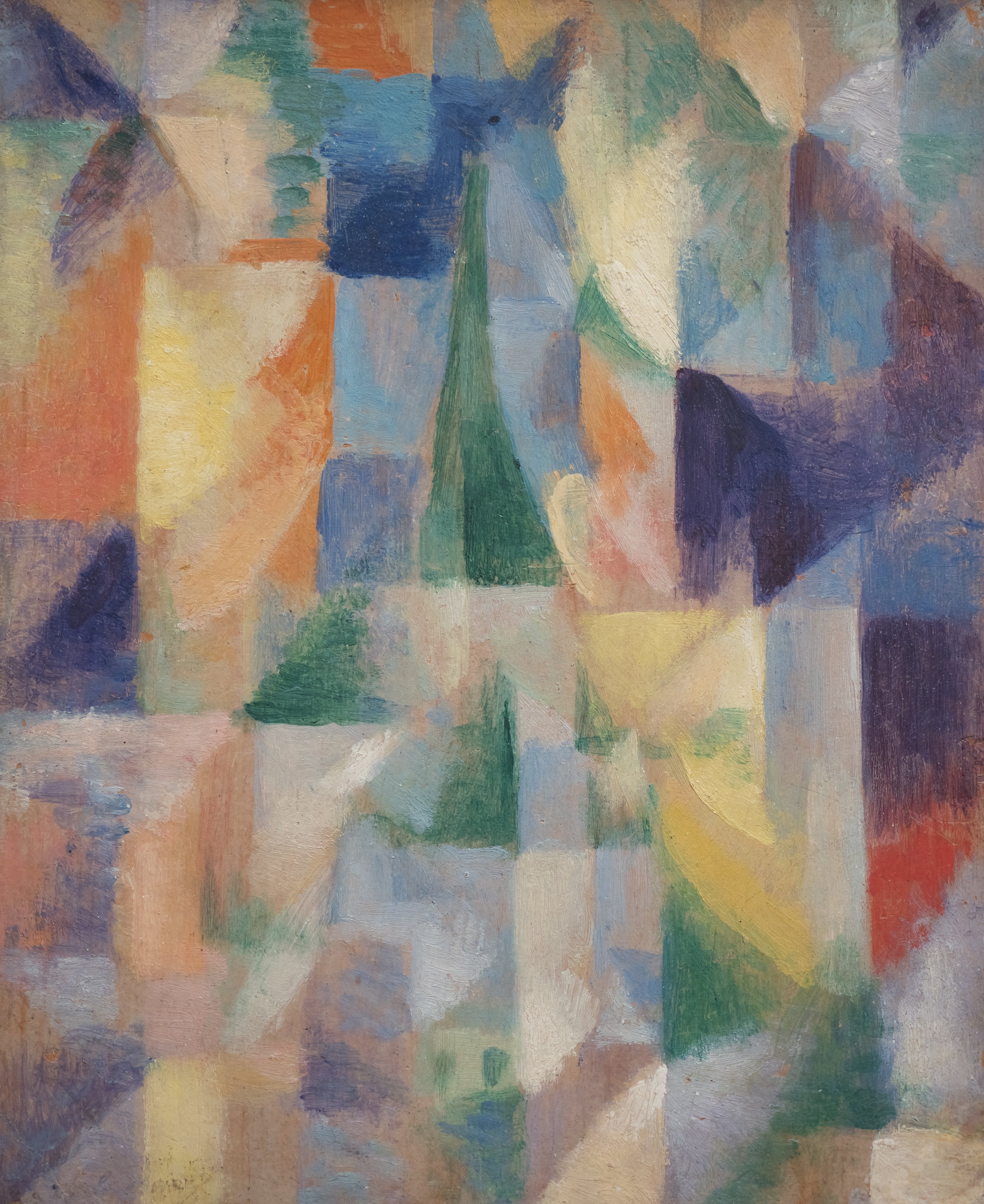 Reproduction du tableau « Fenêtres sur la ville - Robert Delaunay » par Alpha Reproduction en peinture à l’huile