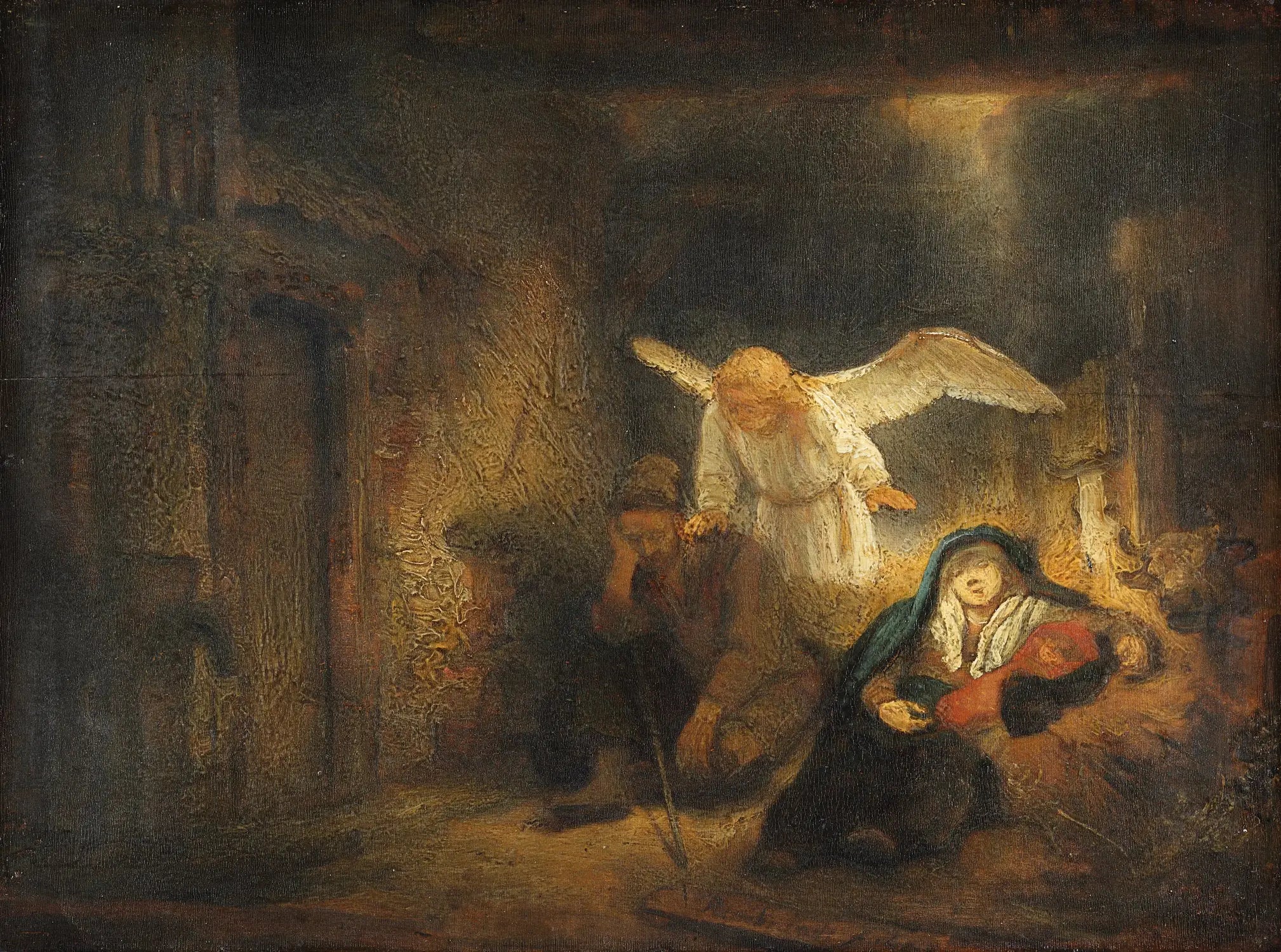 Reproduction du tableau « Le Rêve de Joseph - Rembrandt » par Alpha Reproduction en peinture à l’huile