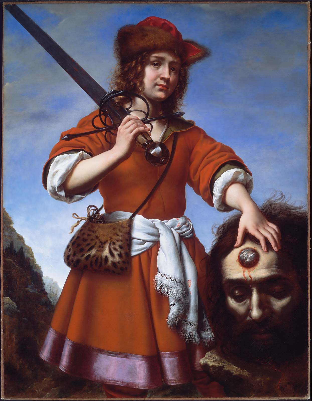 David avec la tête de Goliath - Carlo Dolci