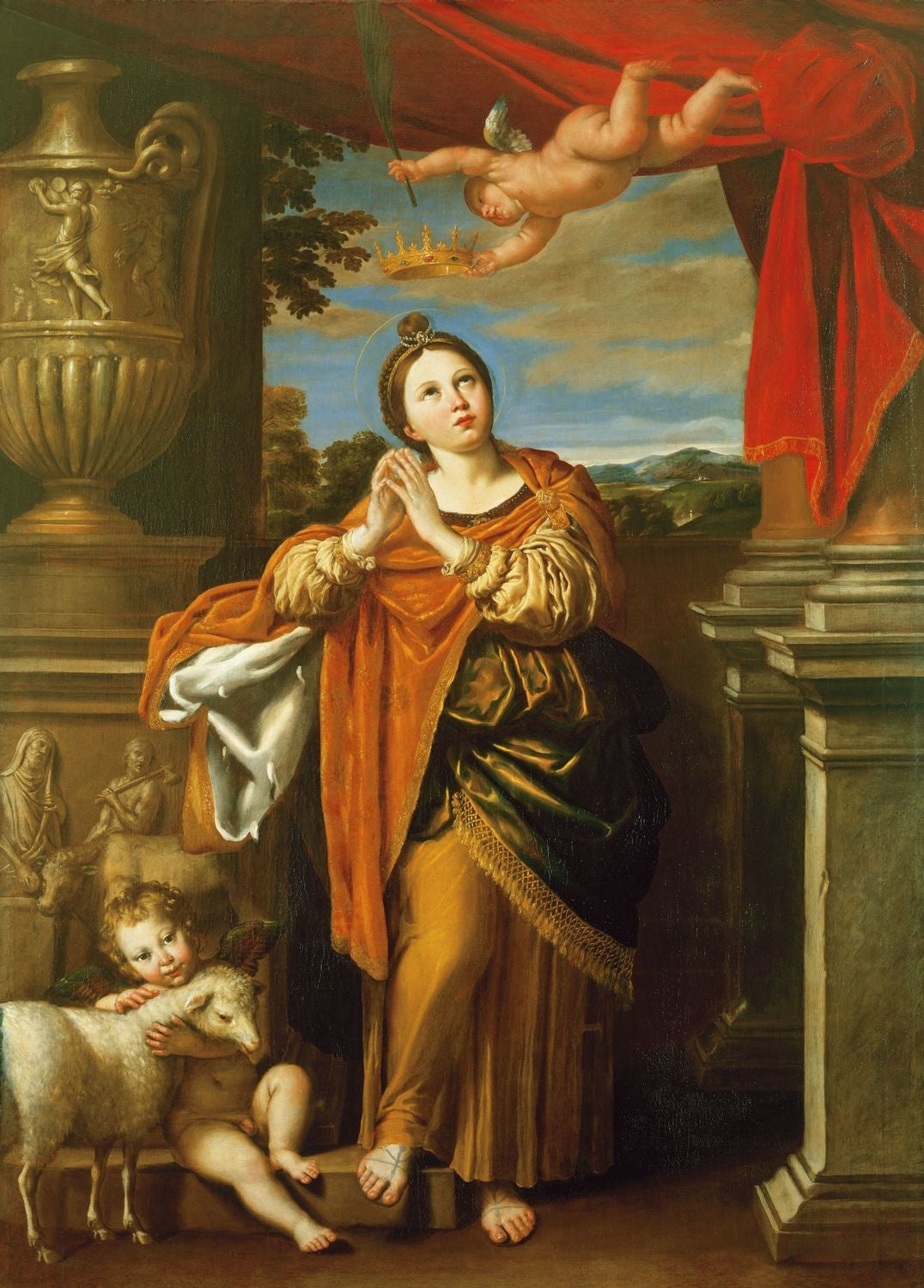 Sainte Agnès - Domenichino