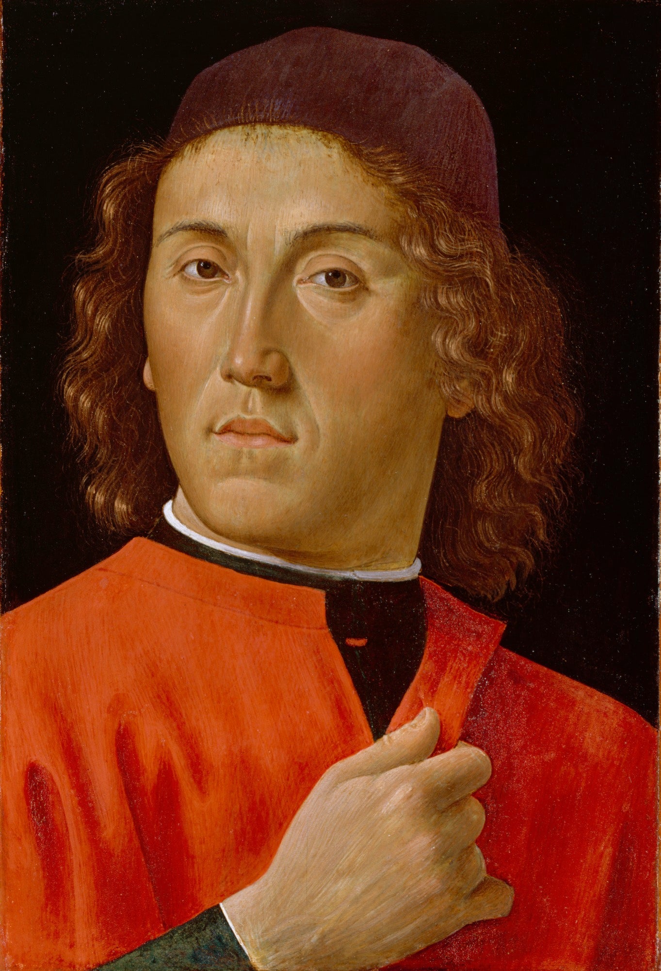 Portrait d'un jeune homme - Domenico Ghirlandaio