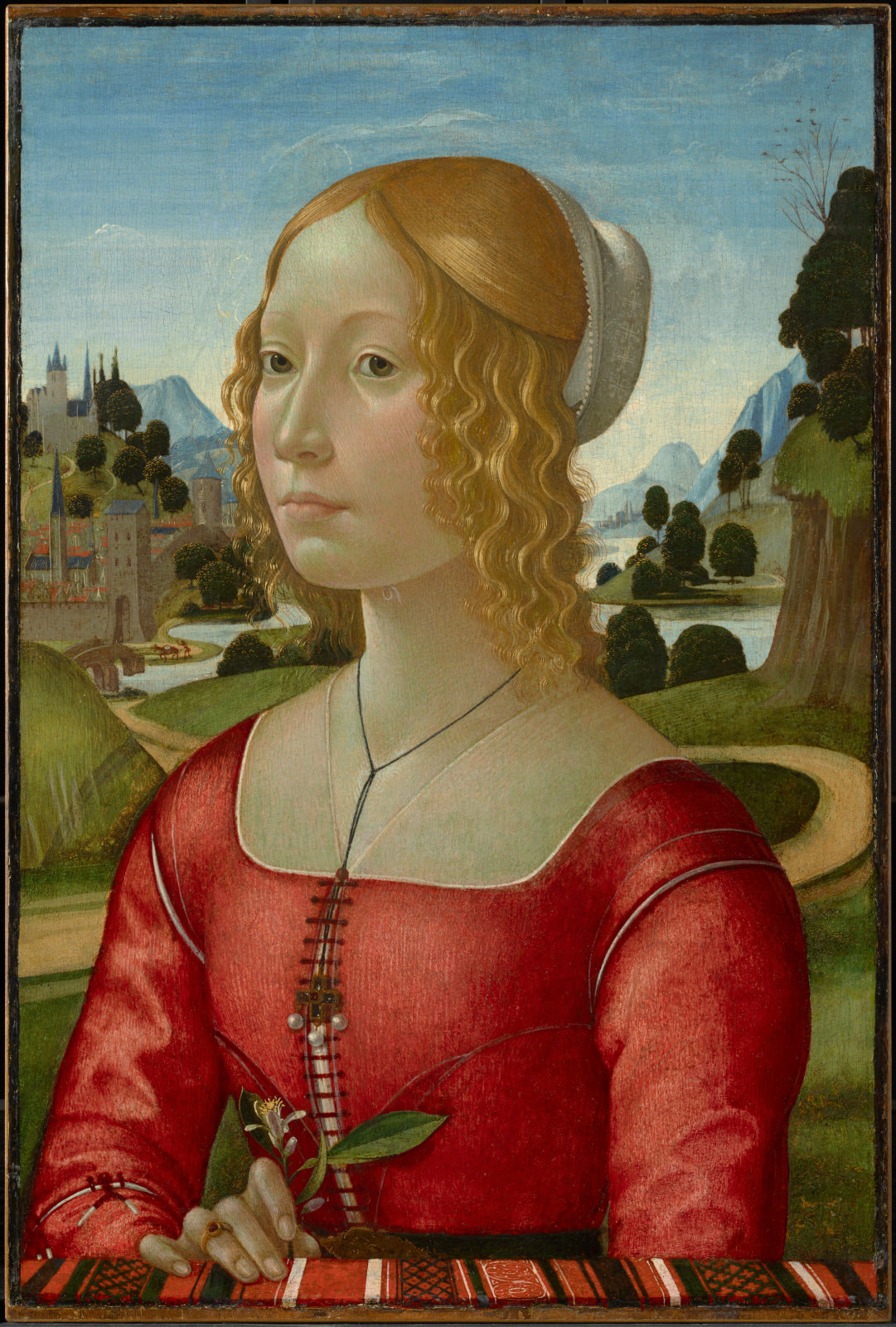 Portrait d'une dame - Domenico Ghirlandaio