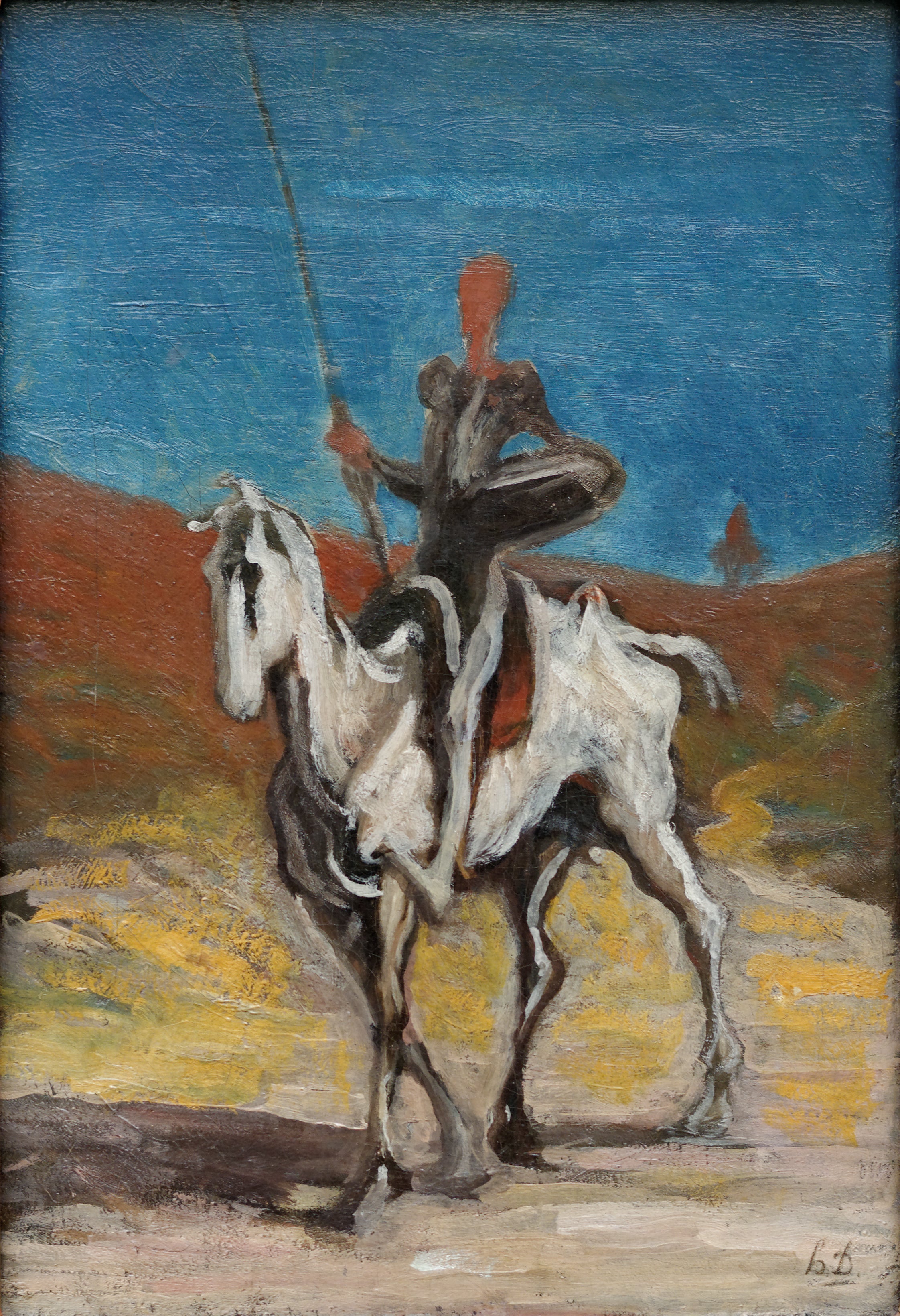 Don Quichotte et Sancho Pansa - Honoré Daumier