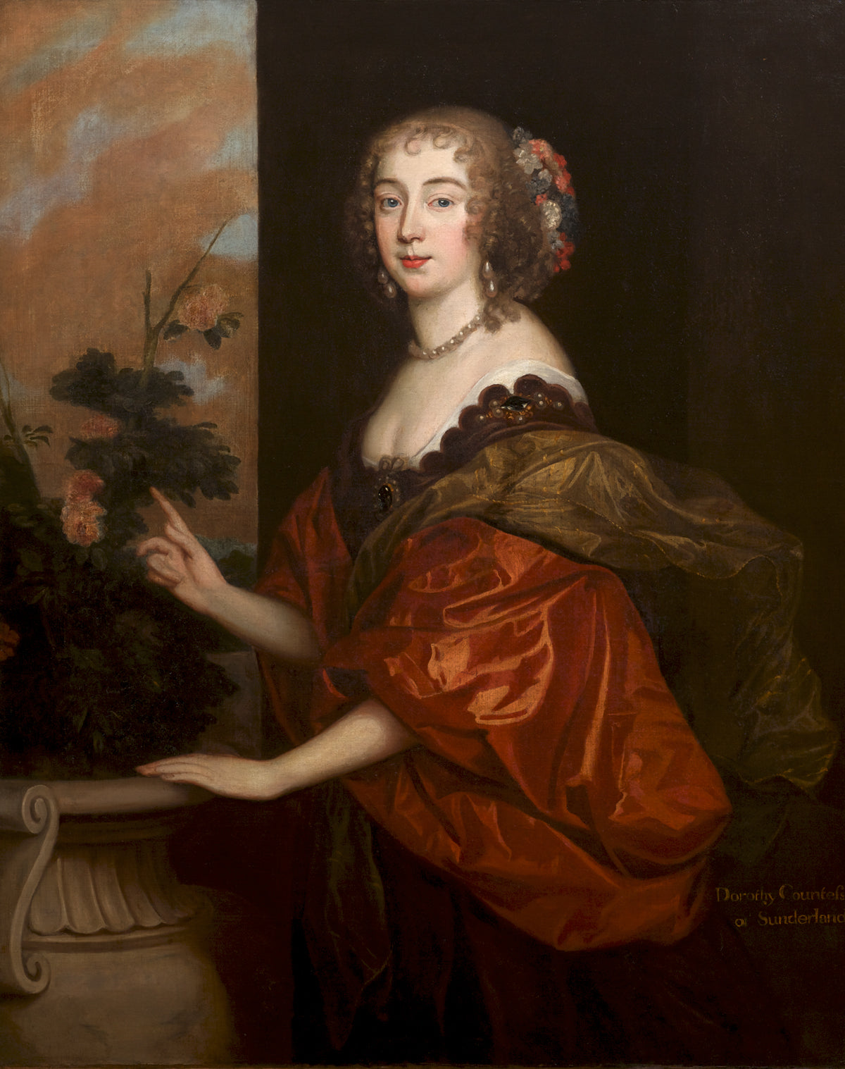Portrait de Lady Dorothy Sidney - Antoine van Dyck