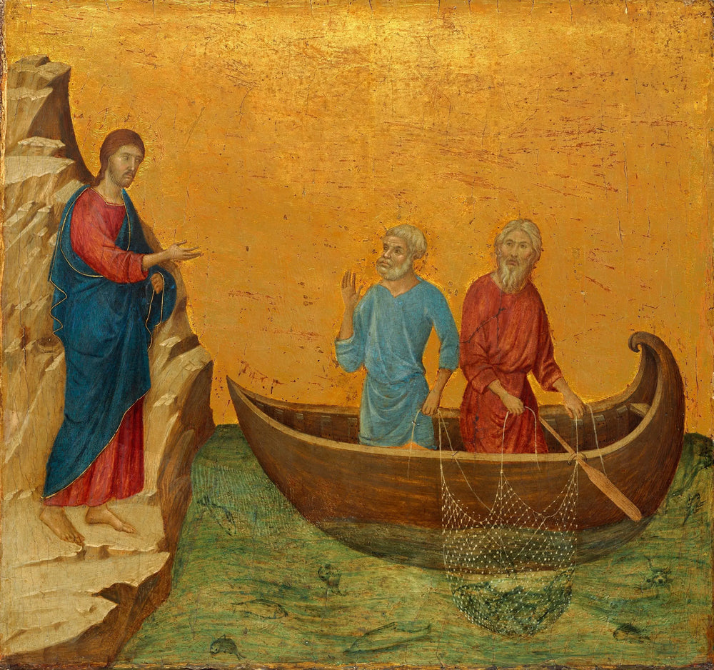 L’appel des apôtres Pierre et André - Duccio di Buoninsegna - Alpha Reproduction