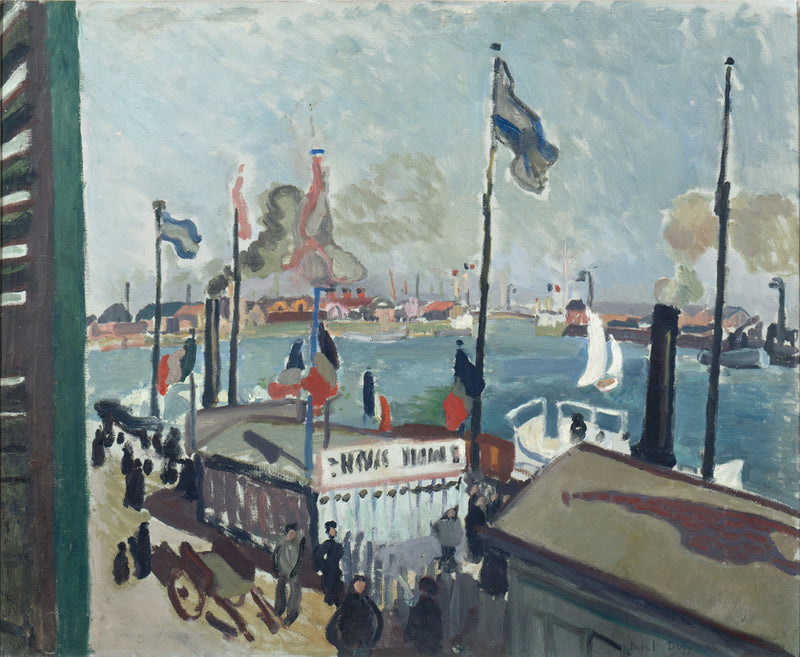 Le port du Havre - Raoul Dufy