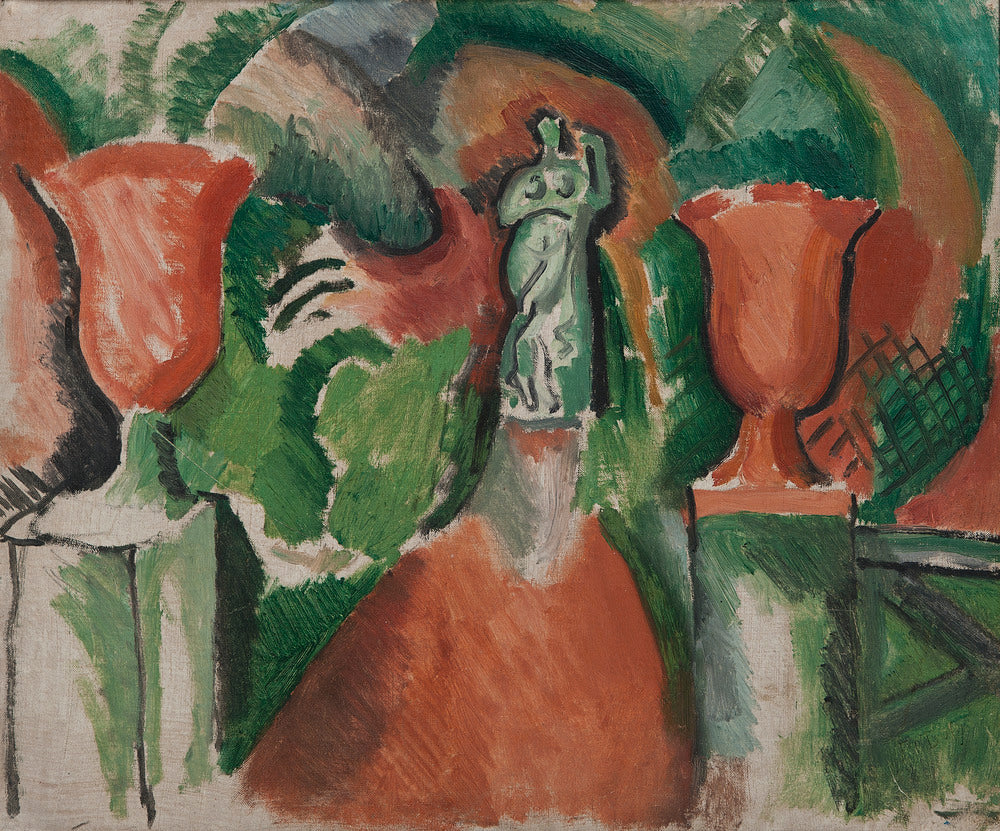 La statue aux deux vases rouges - Raoul Dufy