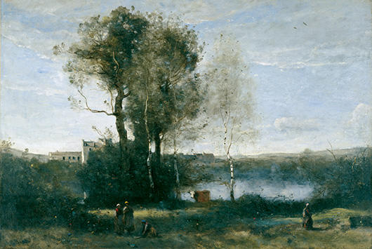Grandes terres agricoles - Jean-Baptiste Camille Corot