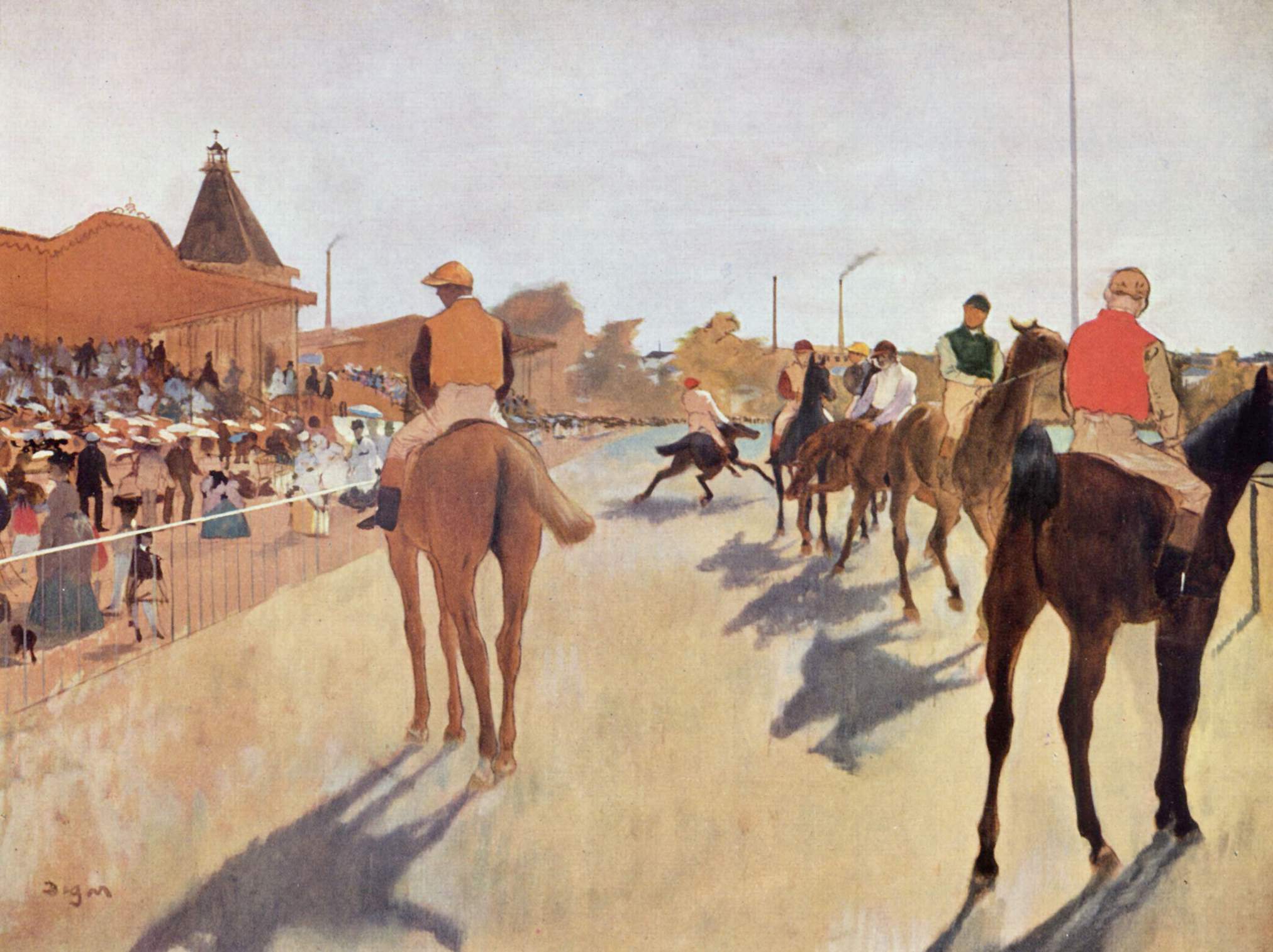 Reproduction du tableau « Le Défilé - Edgar Degas » par Alpha Reproduction en peinture à l’huile