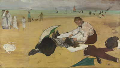Reproduction du tableau « Scène de plage - Edgar Degas » par Alpha Reproduction en peinture à l’huile