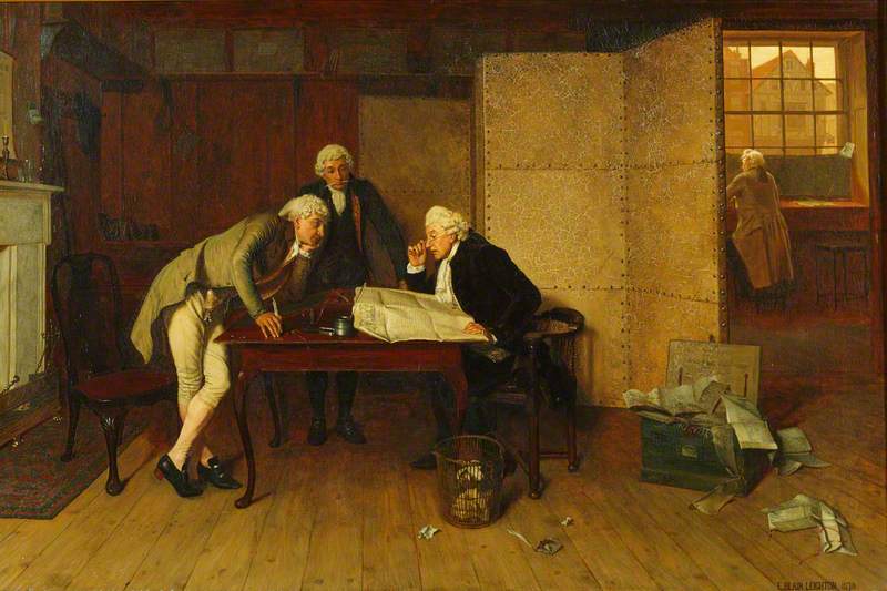 Un défaut dans le titre - Edmund Blair Leighton