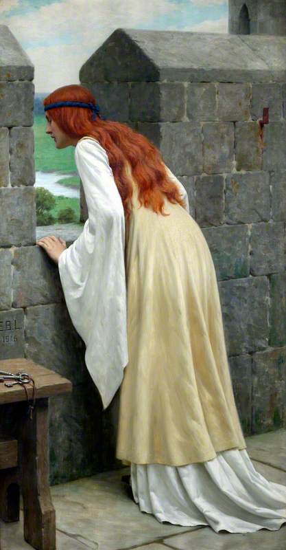 Une arrivée - Edmund Blair Leighton