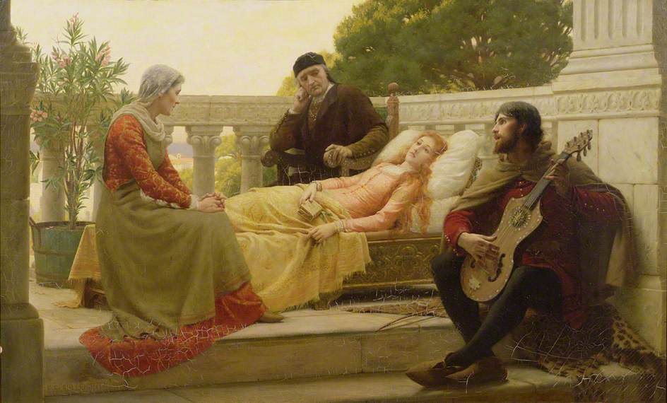 Comment Liza aimait le roi - Edmund Blair Leighton