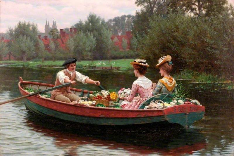 Jour de marché - Edmund Blair Leighton