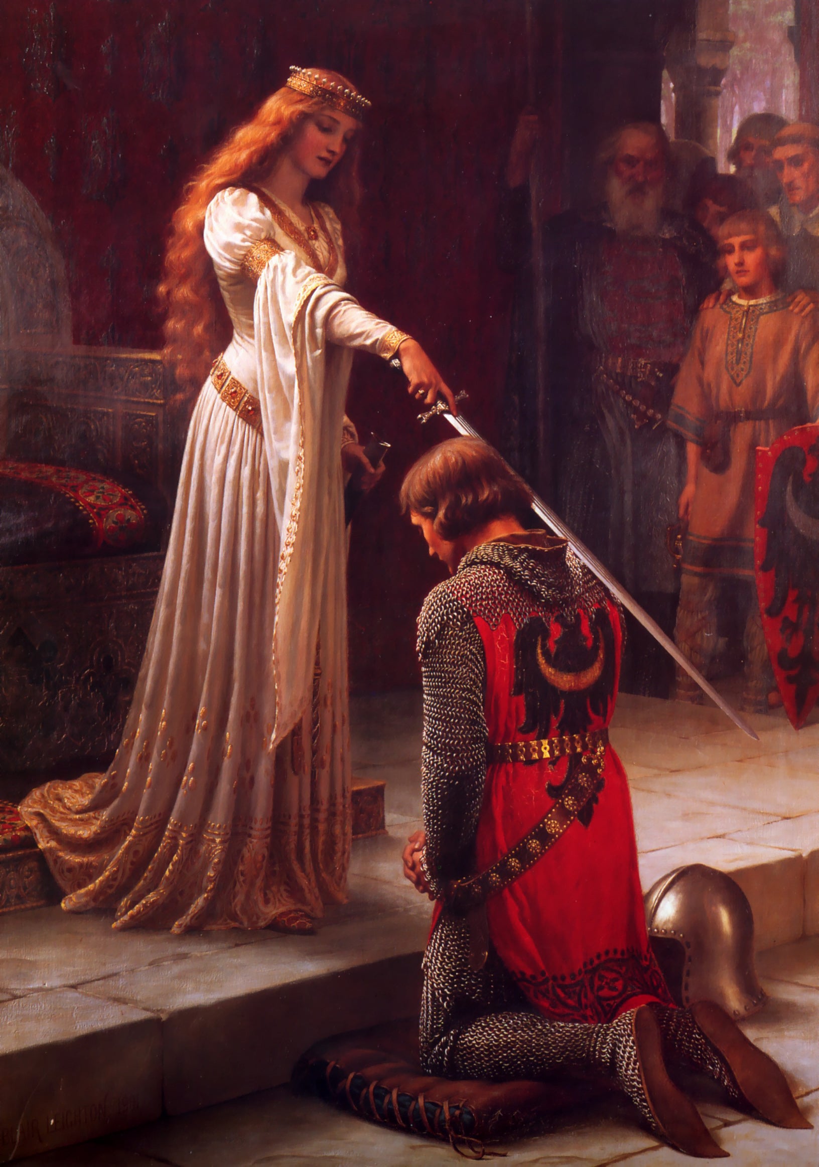 L'Adoubement - Edmund Blair Leighton