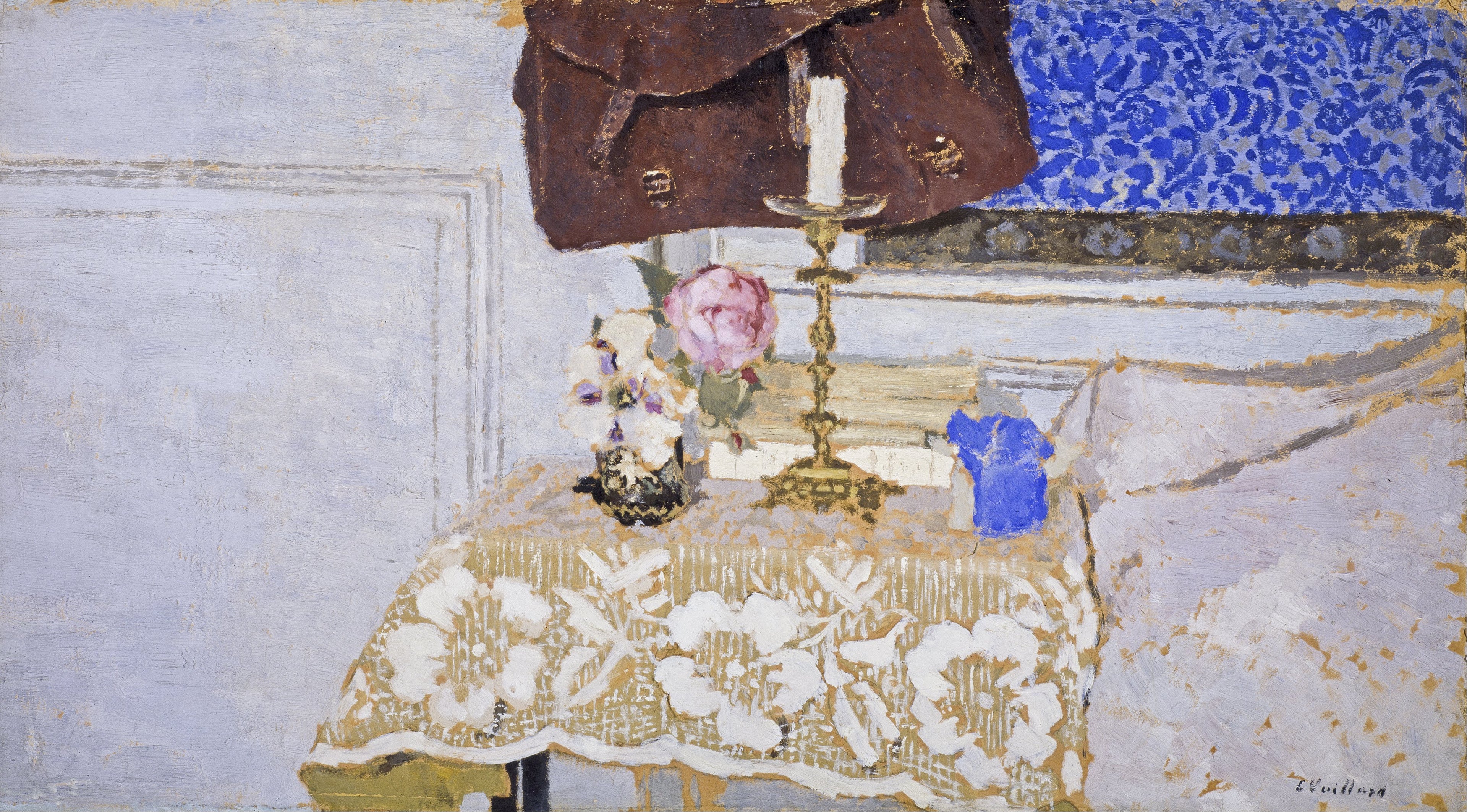 Nature morte au bougeoir - Édouard Vuillard