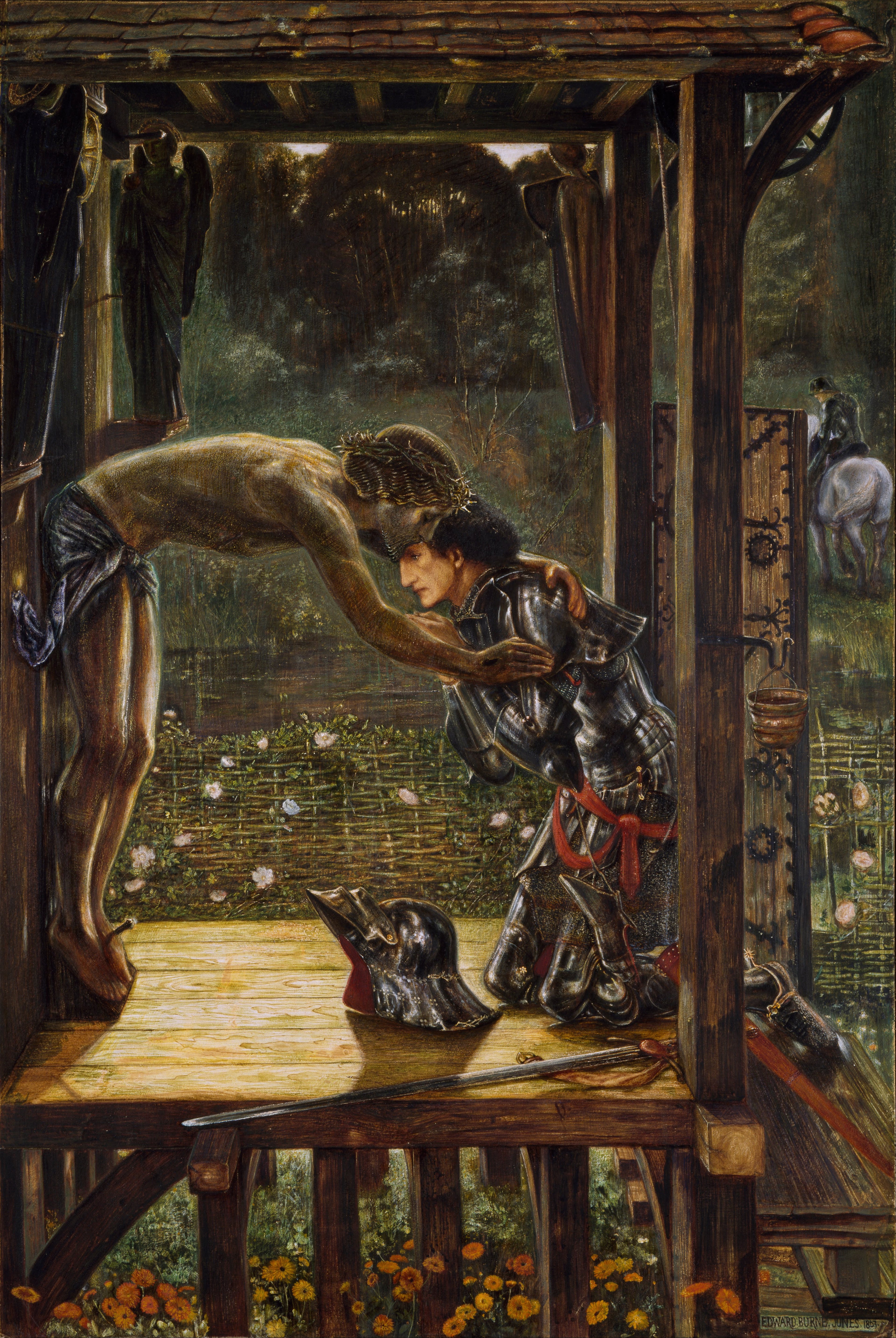 Le Chevalier miséricordieux - Edward Burne-Jones