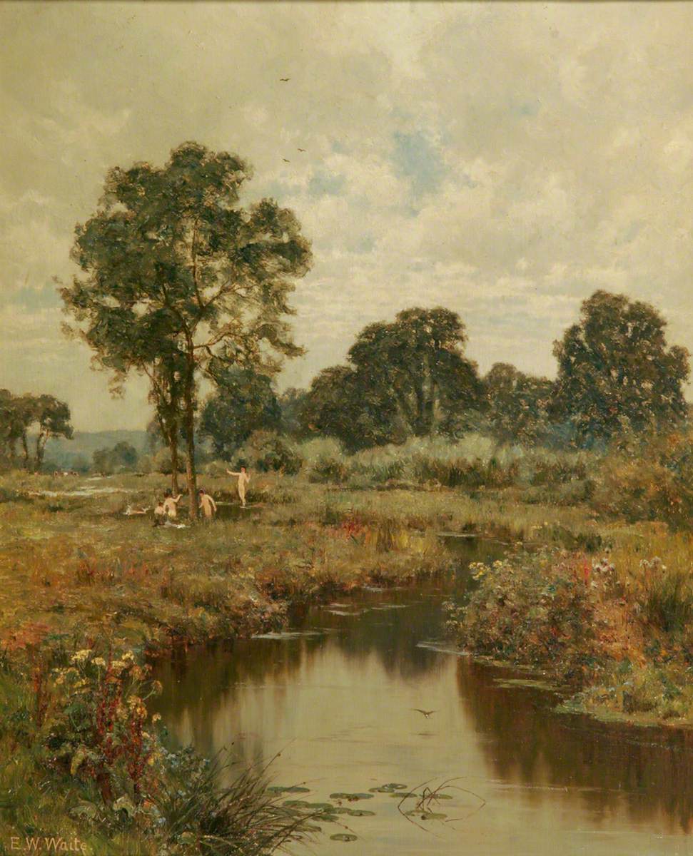 Un après-midi d'août, Woolhampton, Berkshire - Edward Wilkins Waite