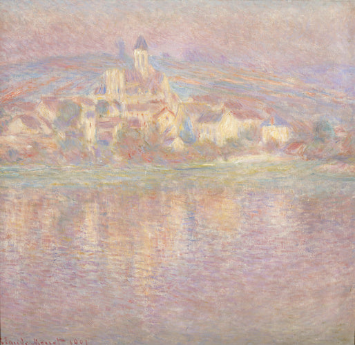 🌅 אפקט של שקיעת שמש בווטיי – קלוד מונה (1901)