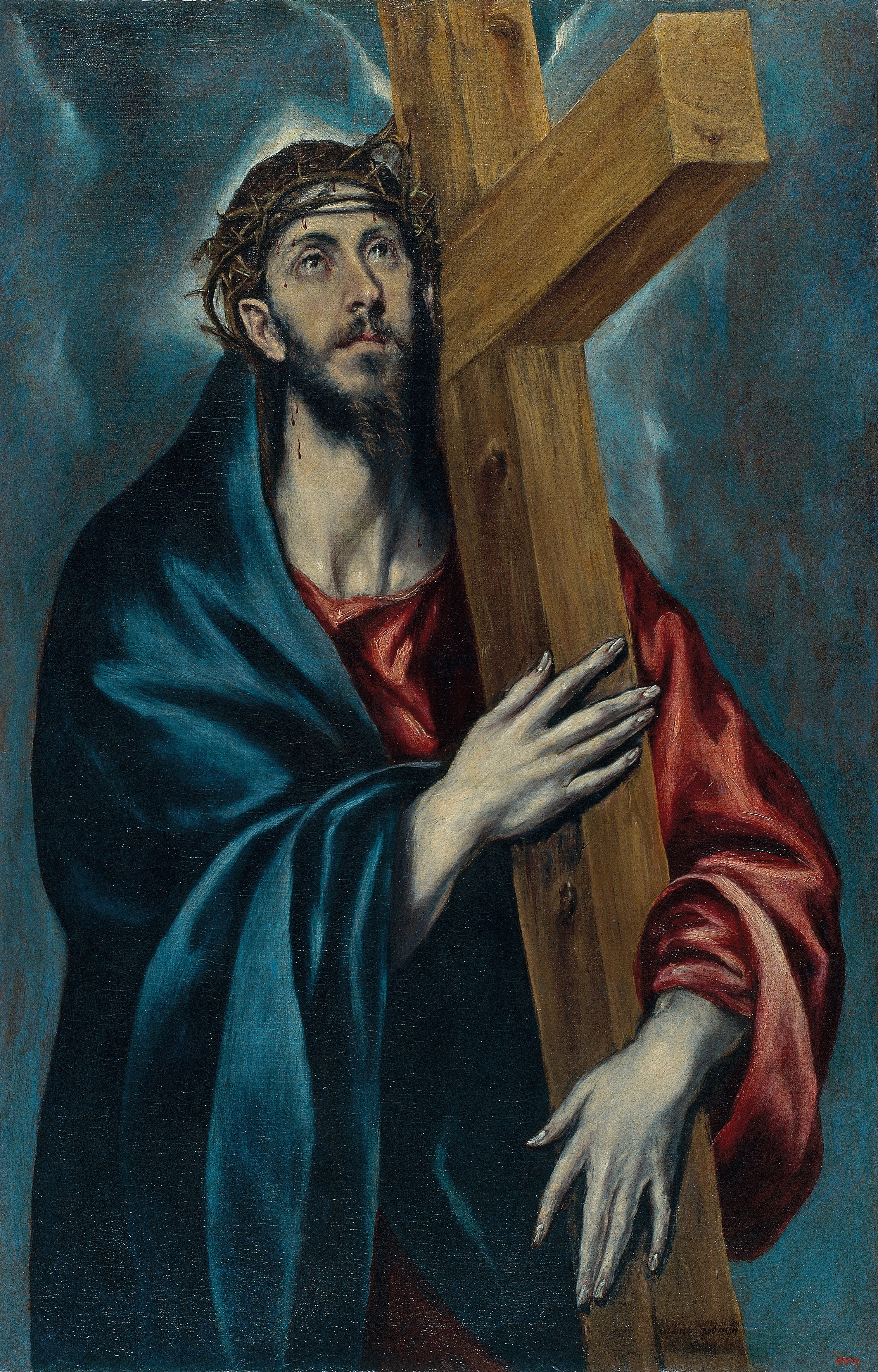 Le Christ avec la croix - El Greco