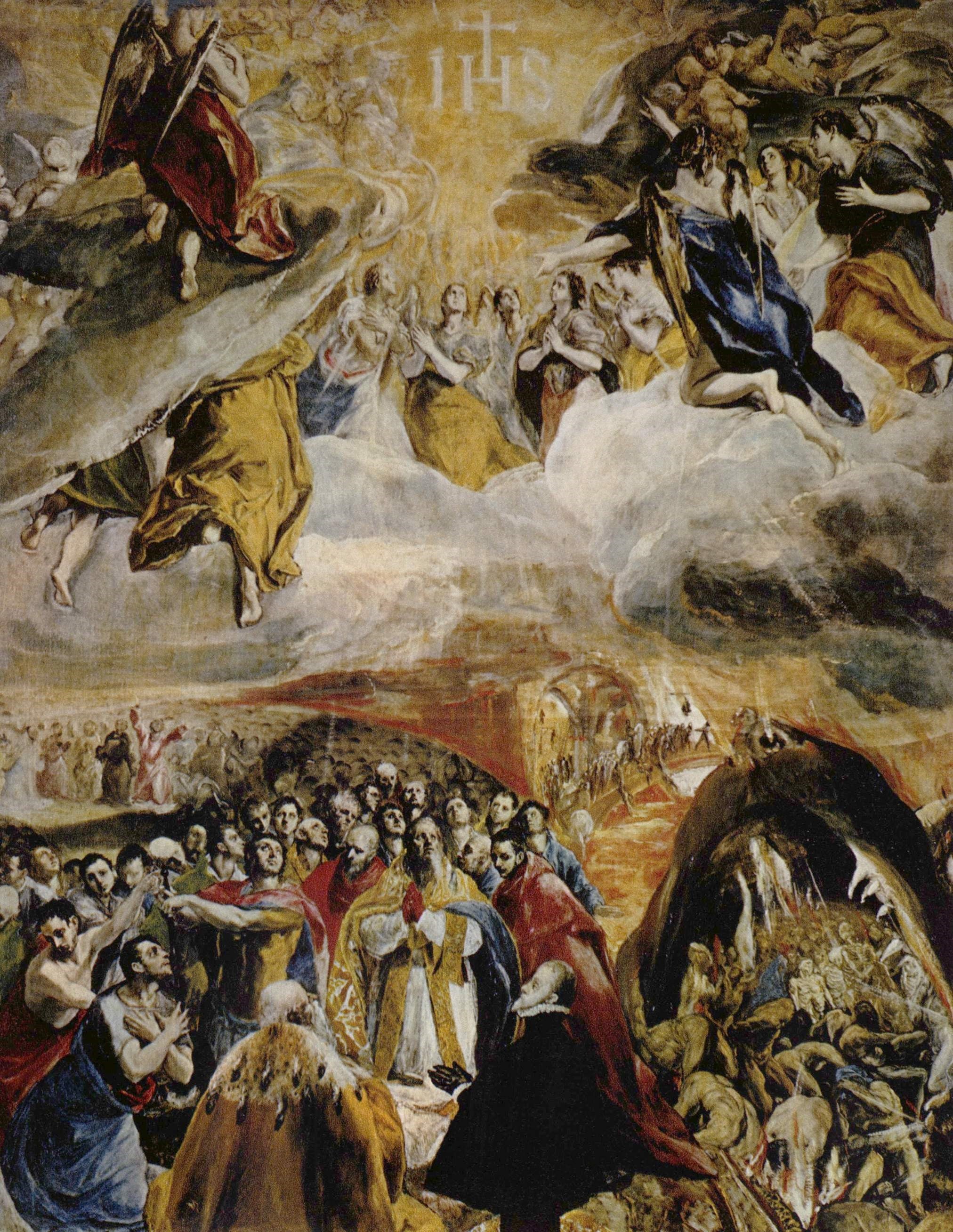 L'adoration du nom de Jésus - El Greco