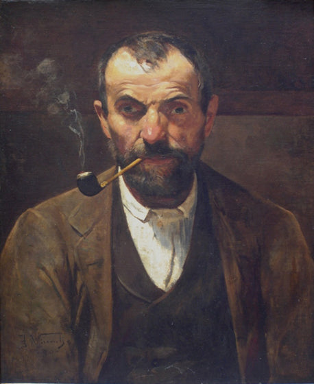 O homem do cachimbo - Eliseu Visconti