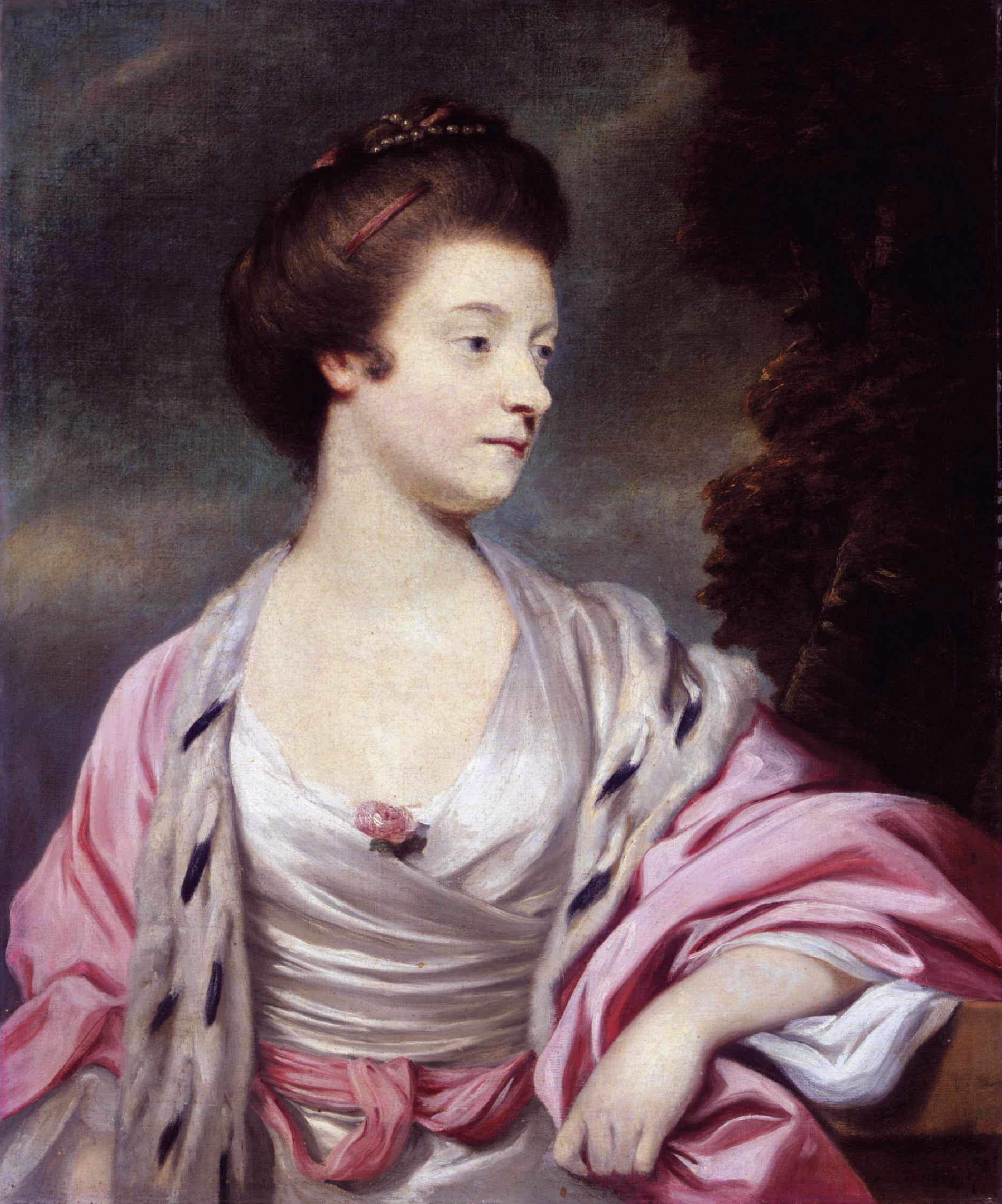 Portrait d'Elizabeth, Lady Amherst (1740-1830) (née Elizabeth Cary) - Joshua Reynolds