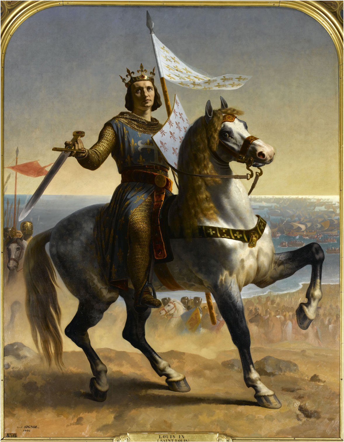 Louis IX, dit Saint Louis, Roi de France (1215-1270) - Émile Signol