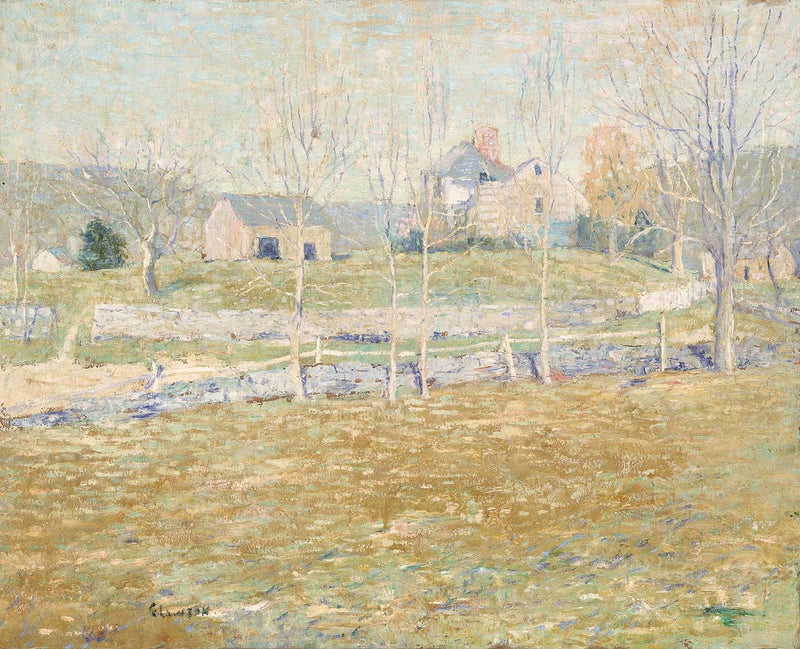 Une ferme abandonnée - Ernest Lawson