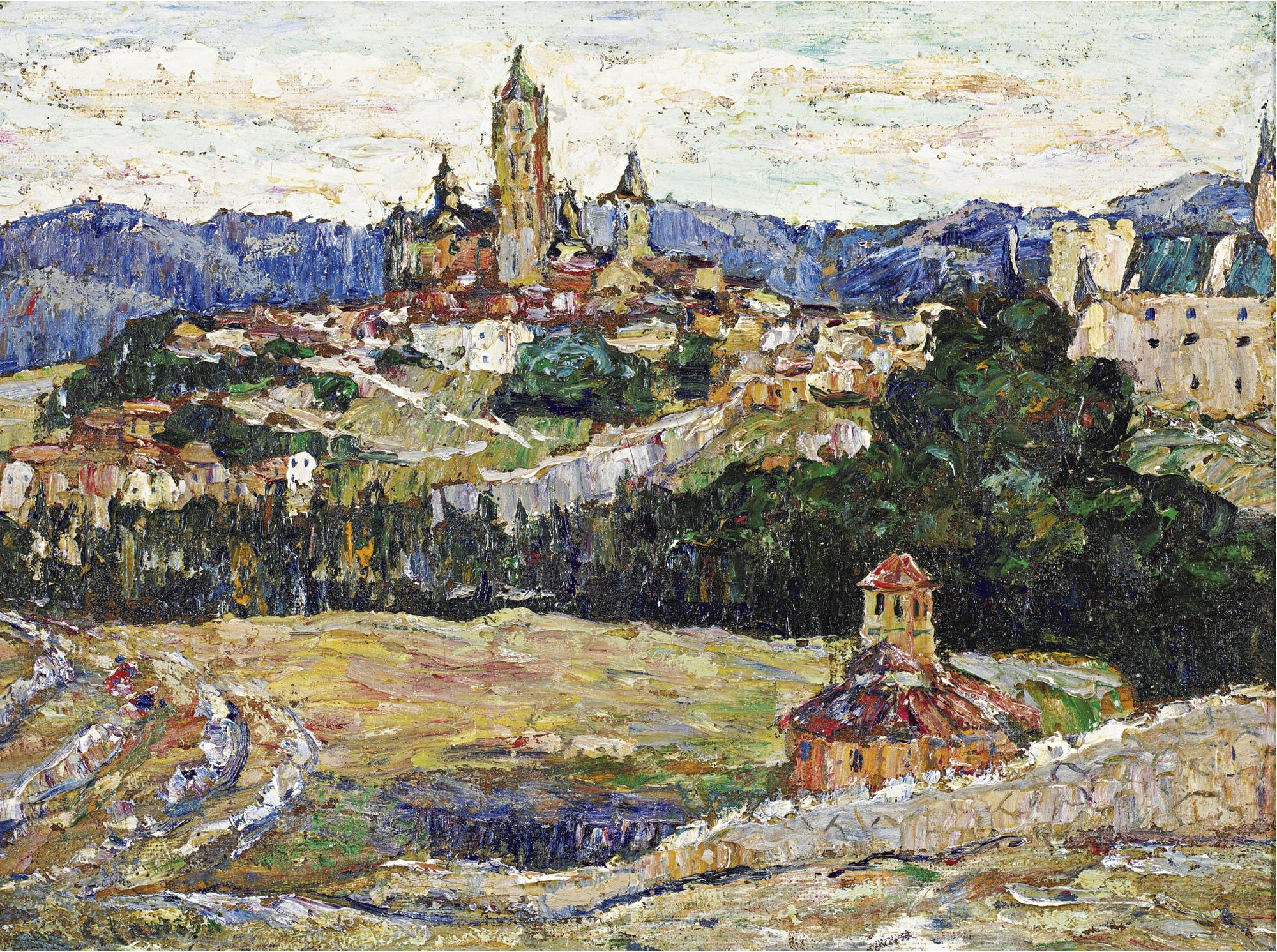 Vue de Ségovie - Ernest Lawson