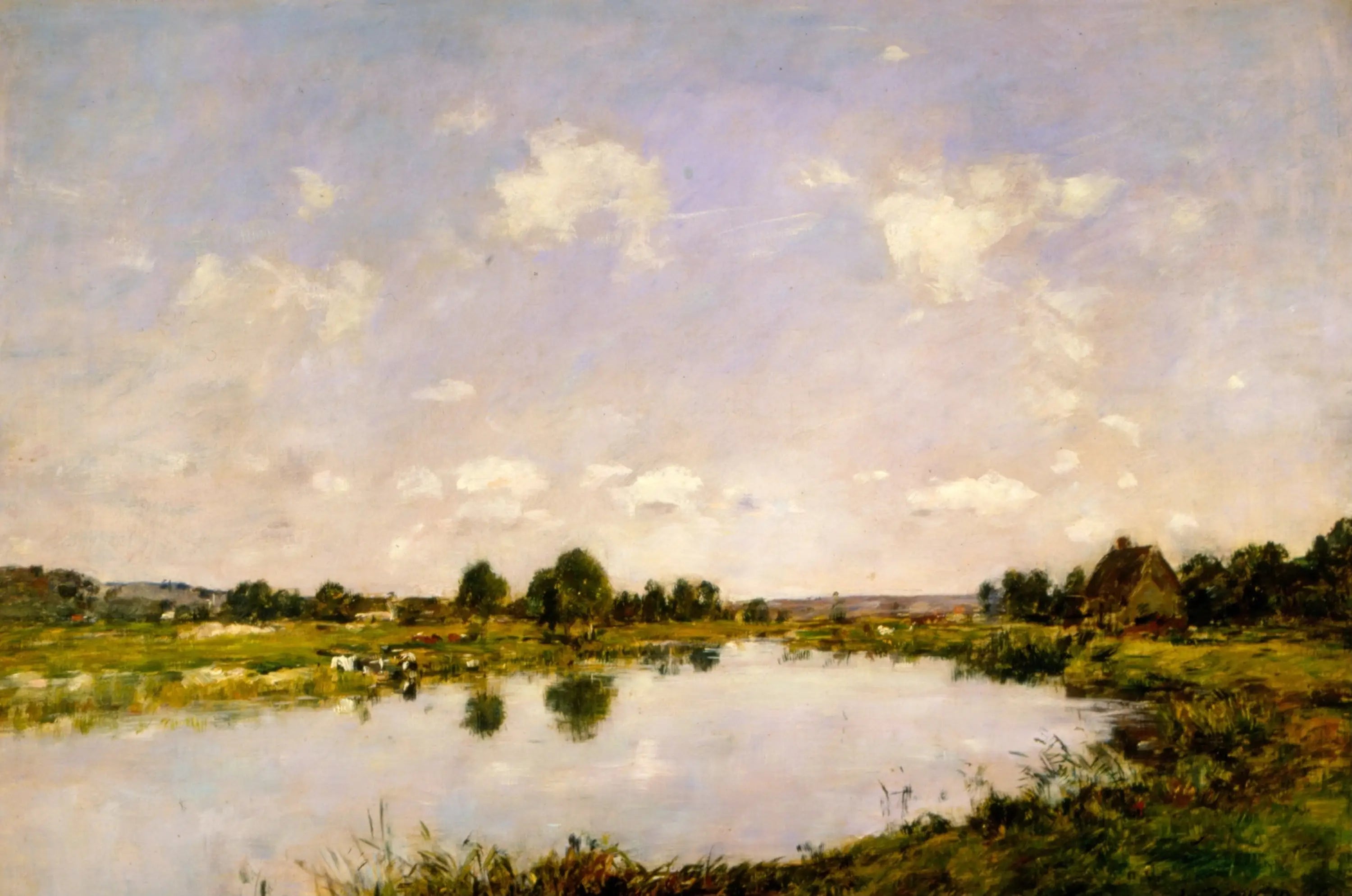 Reproduction du tableau « Q124157026 - Eugène Boudin » par Alpha Reproduction en peinture à l’huile