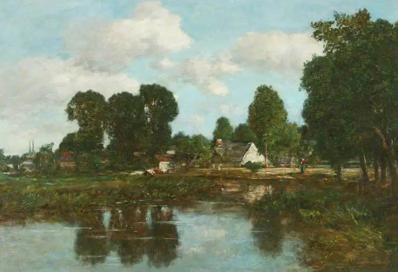 Reproduction du tableau « Près de Quimper - Eugène Boudin » par Alpha Reproduction en peinture à l’huile