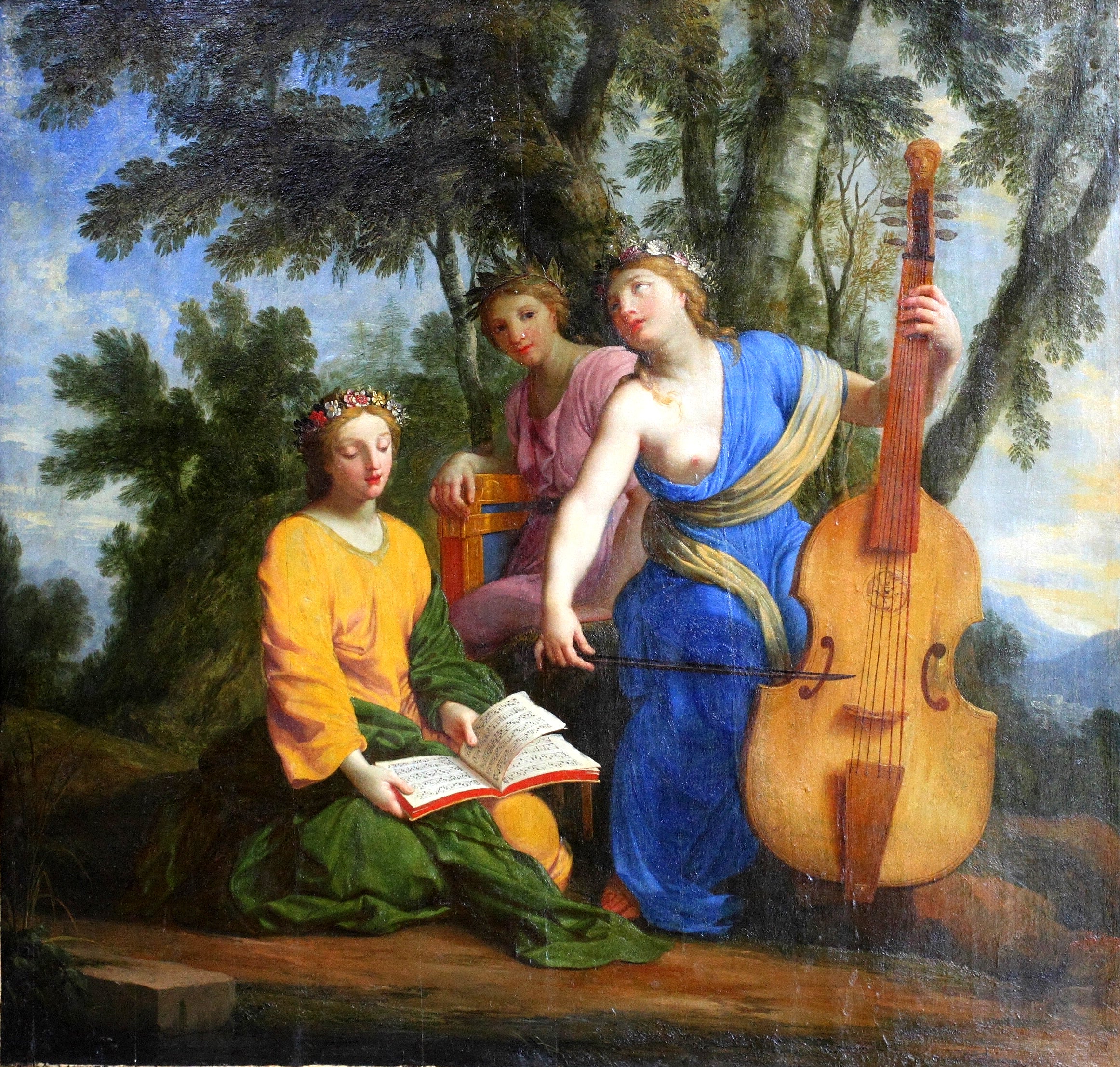 Melpomène, Érato et Polymnie - Eustache Le Sueur