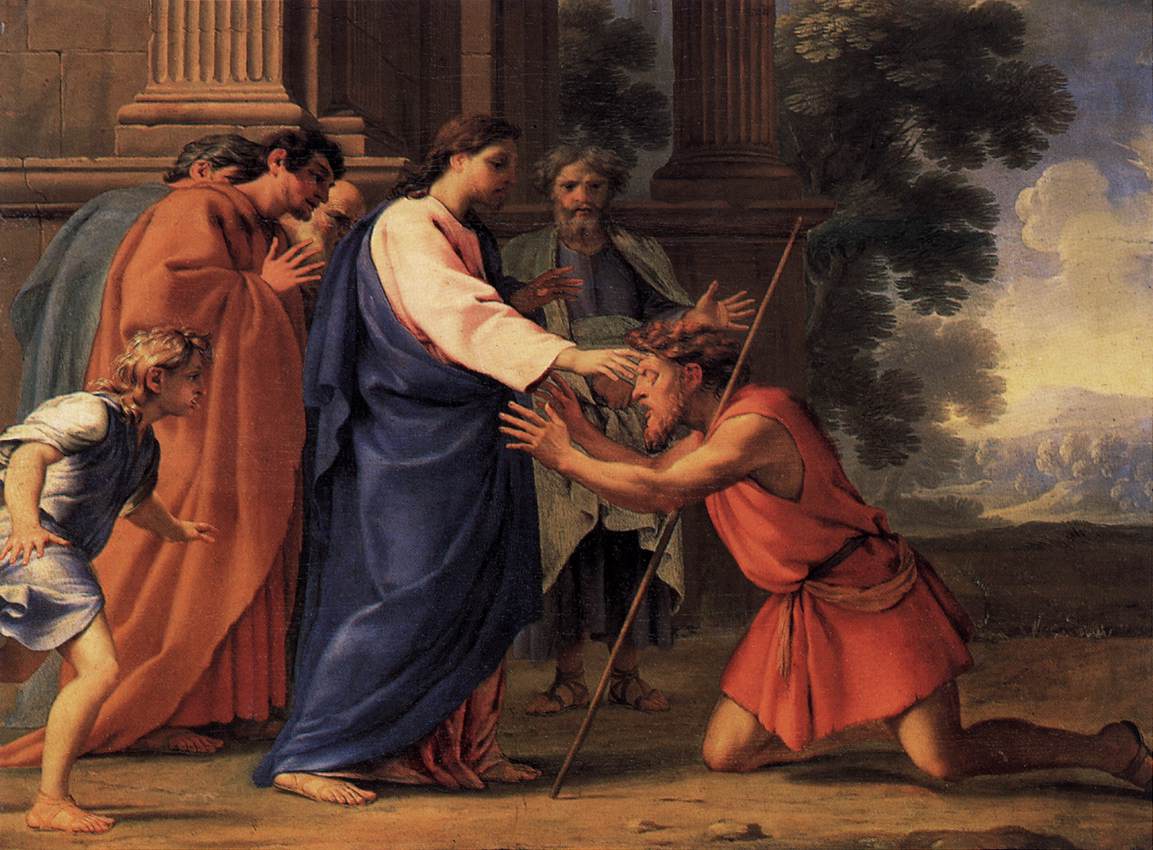 Jésus Christ guérissant l'aveugle - Eustache Le Sueur
