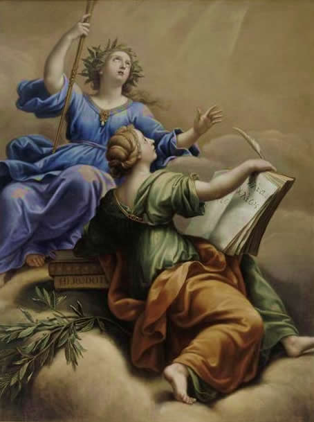 Euterpe et Clio - Pierre Mignard
