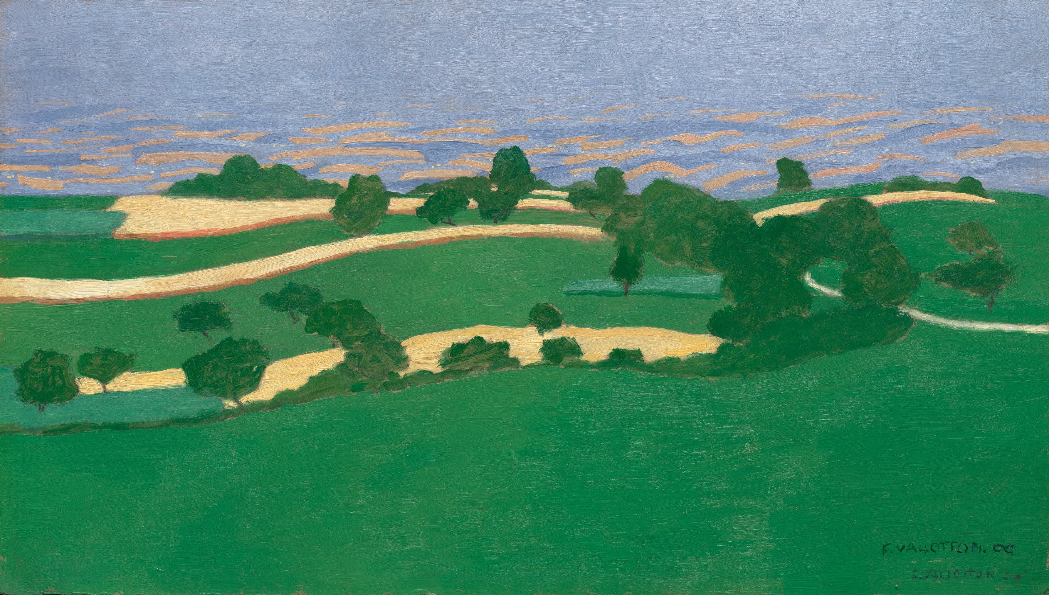 Champs de maïs - Félix Vallotton