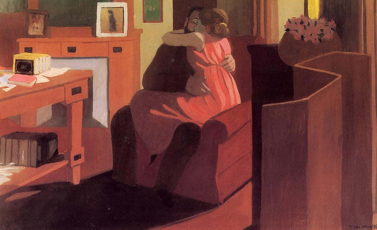 Cinq heures - Félix Vallotton