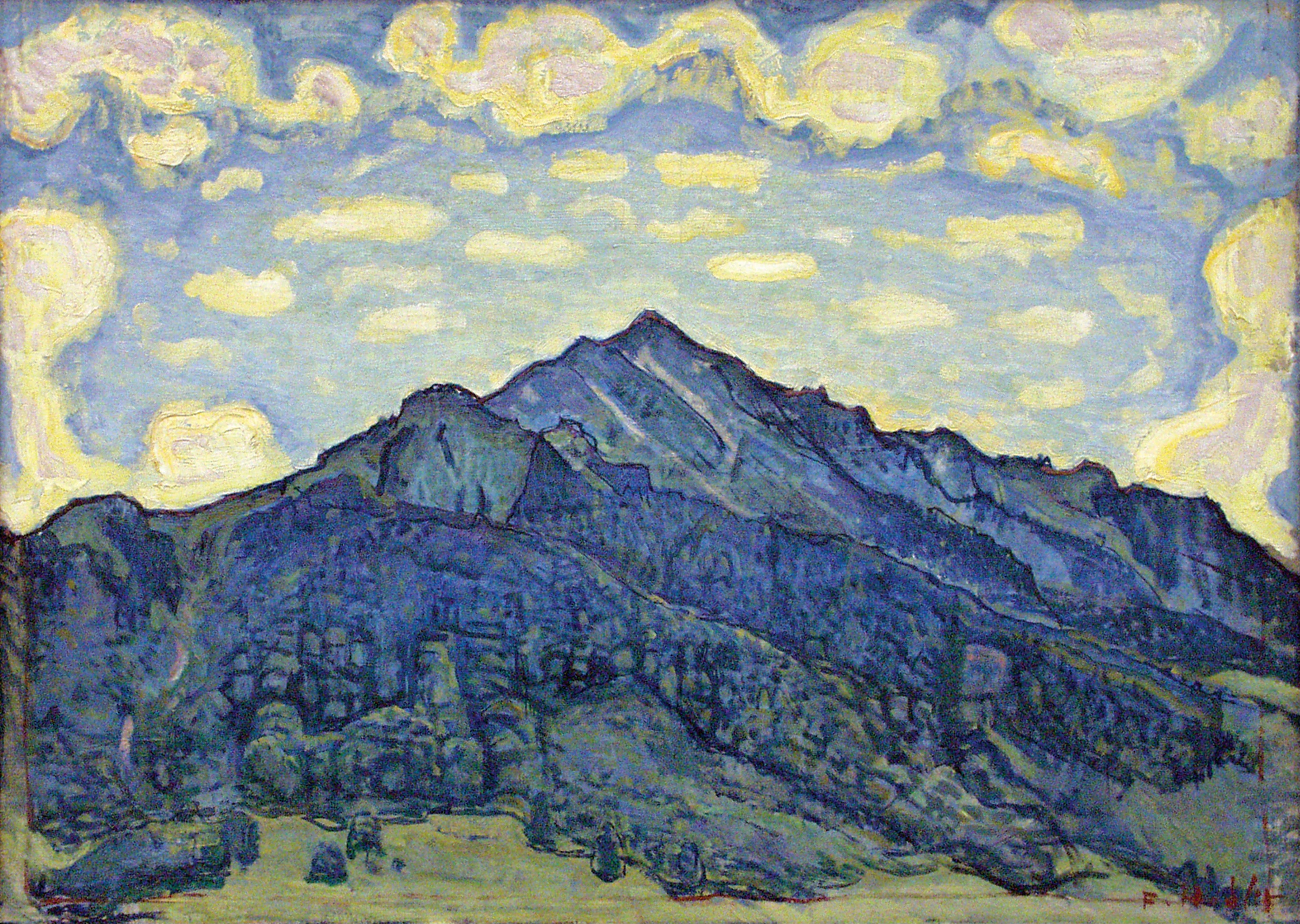 Paysage des Alpes suisses - Ferdinand Hodler