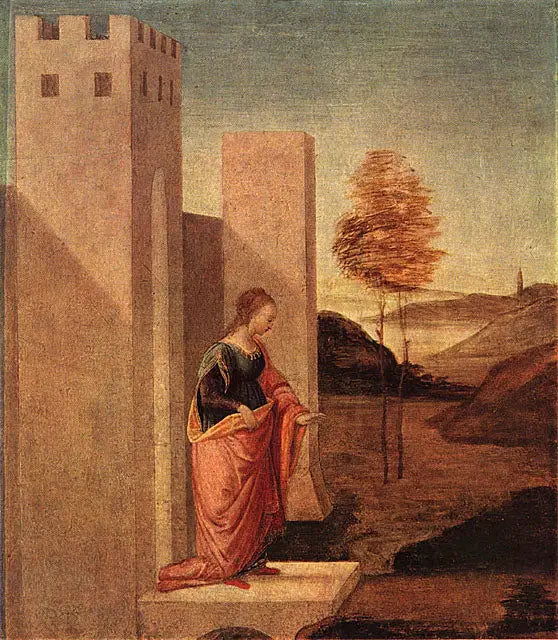 המלכה ושתי עוזבת את הארמון המלכותי - סנדרו בוטיצ'לי