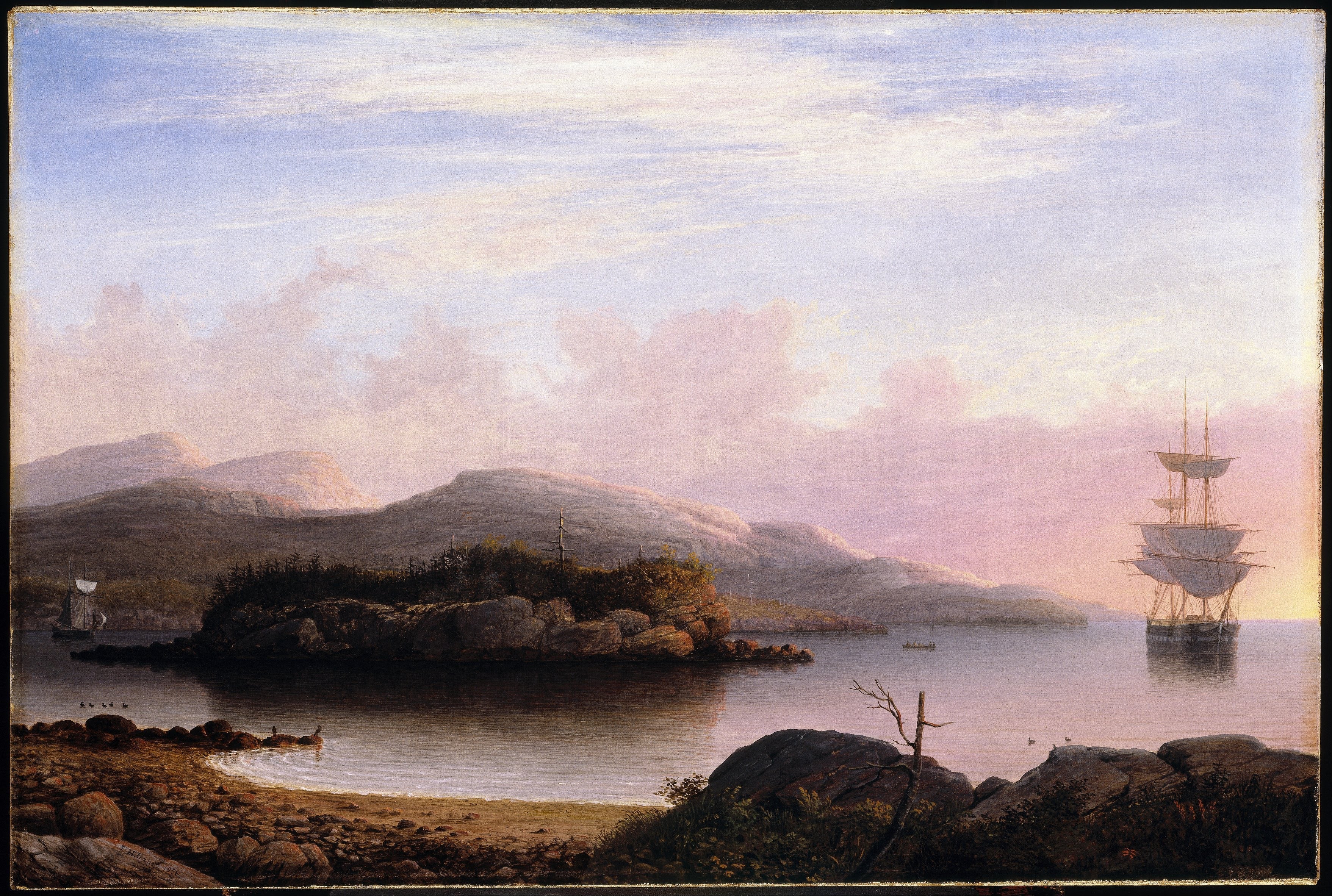 Au large de l'île des Monts Déserts - Fitz Henry Lane